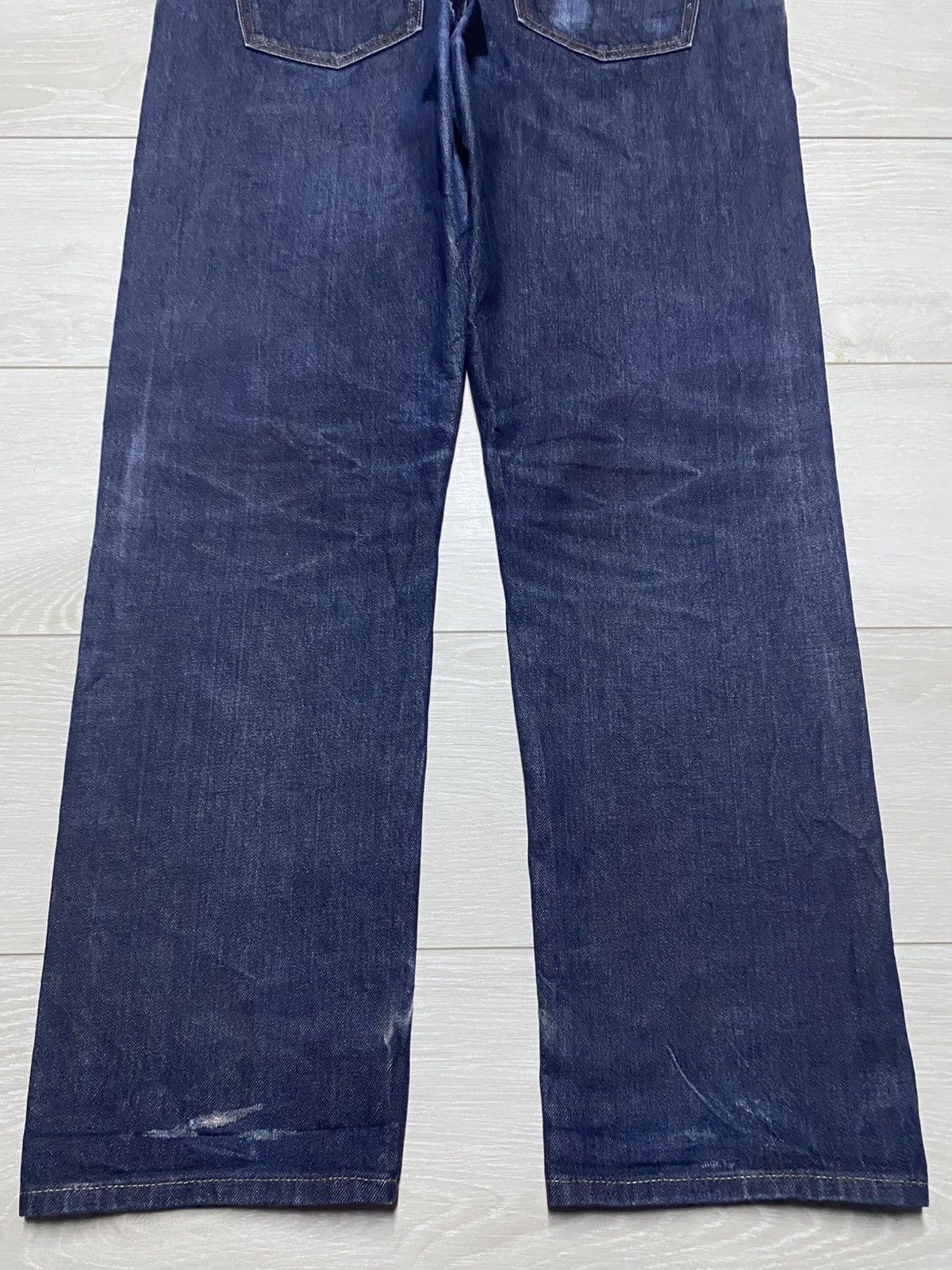 Undercover × Uniqlo Vintage Japanese Uniqlo Blue Wash Selvedge Repair Jeans Size US 36 / EU 52 - 6 Thumbnail
