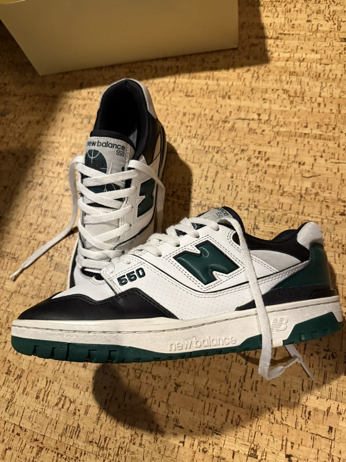 New Balance New Balance Green and Black 550 “Shifted Sport Pack - Green” Size US 10 / EU 43 - 2 Thumbnail