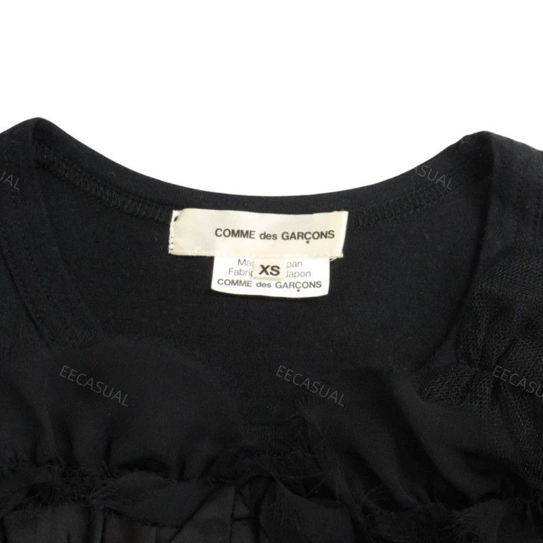 Comme des Garcons Comme Des Garcons Rose and Blood Black Ruffle Sleeveless T Size XS / US 0-2 / IT 36-38 - 5 Thumbnail
