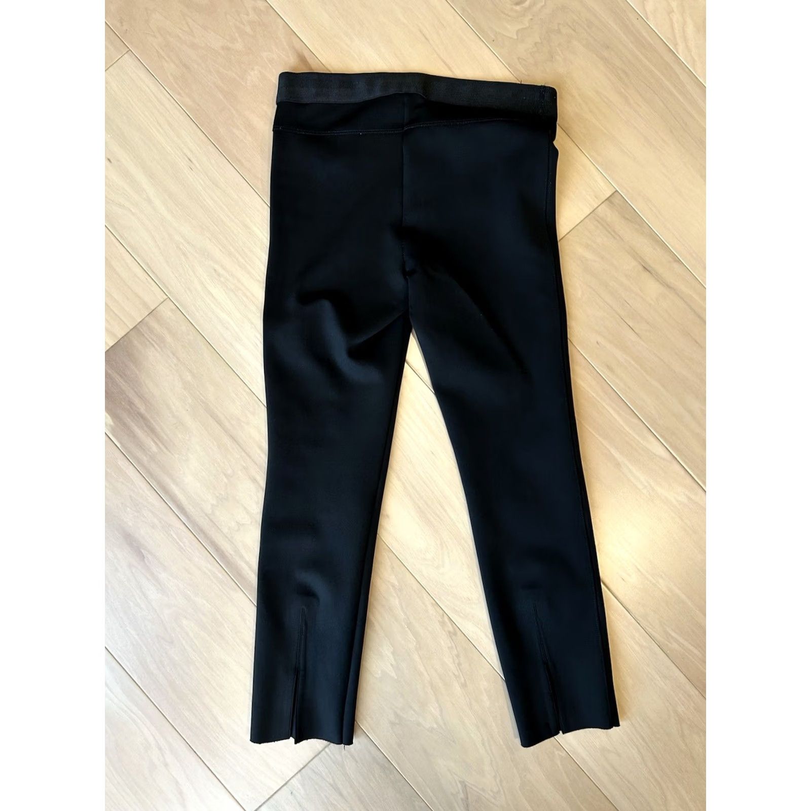 James Perse James Perse Los Angeles Matte Scuba Cropped Black Leggings Women’s 2 Size 26" / US 2 / IT 38 - 3 Thumbnail