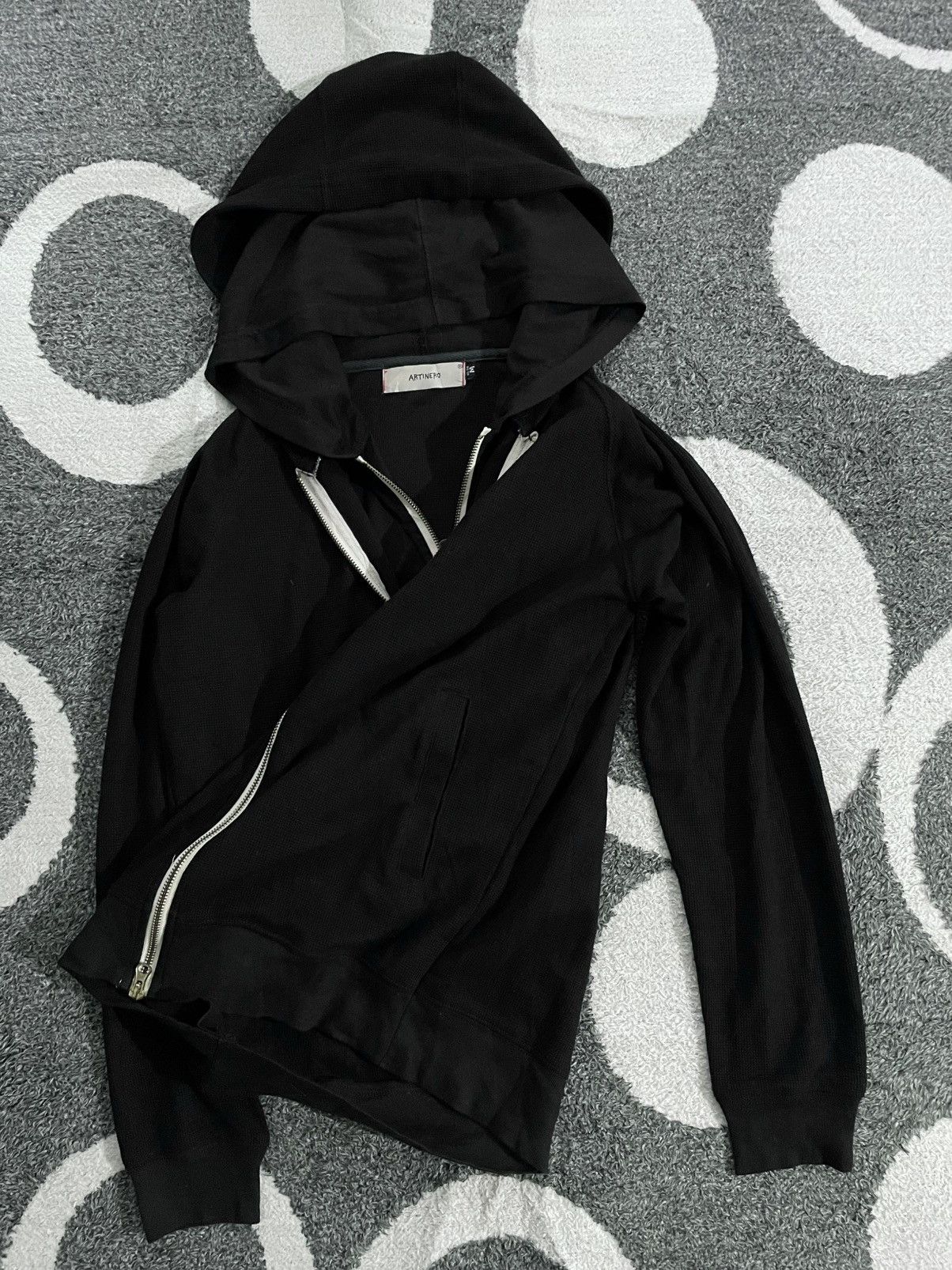 Japanese Brand JAPANESE DOUBLE LAYER ARTINERO ZIP HOODIE Size US M / EU 48-50 / 2 - 7 Thumbnail