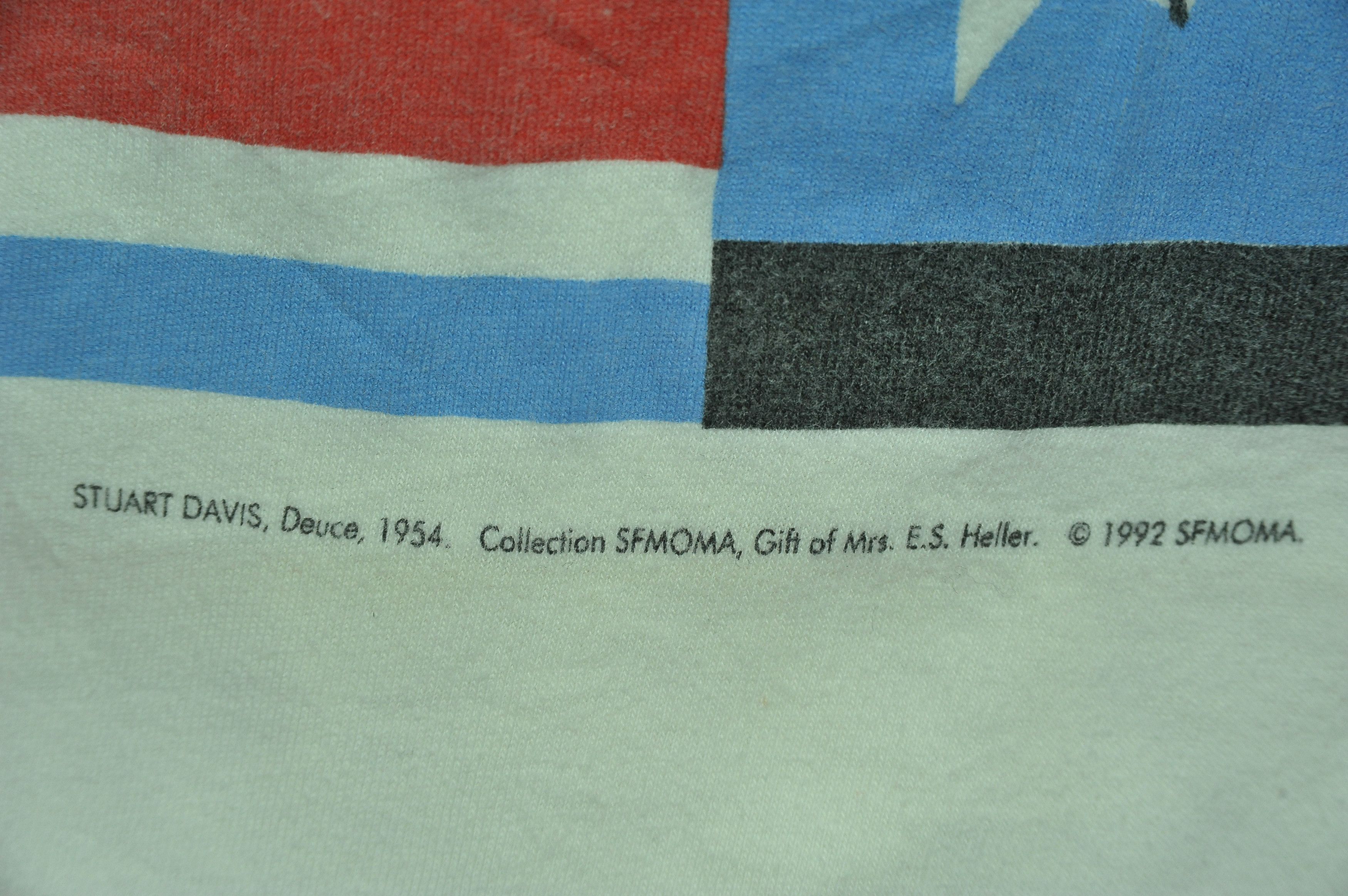 Hanes Vintage Stuart Davis Deuce 1954 Collection 1992 T-shirt Size US XL / EU 56 / 4 - 3 Thumbnail