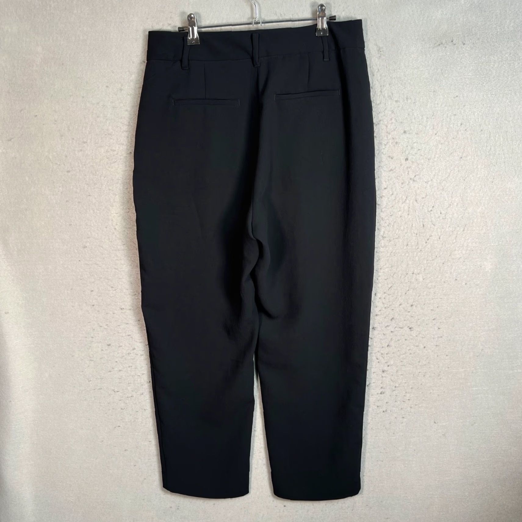 Vintage Wilfred Womens Pants Black Tapered High-Waist 12 Adult Inseam 24 Pockets Dress Style Mens? Womens Size 34" / US 12 / IT 48 - 2 Thumbnail