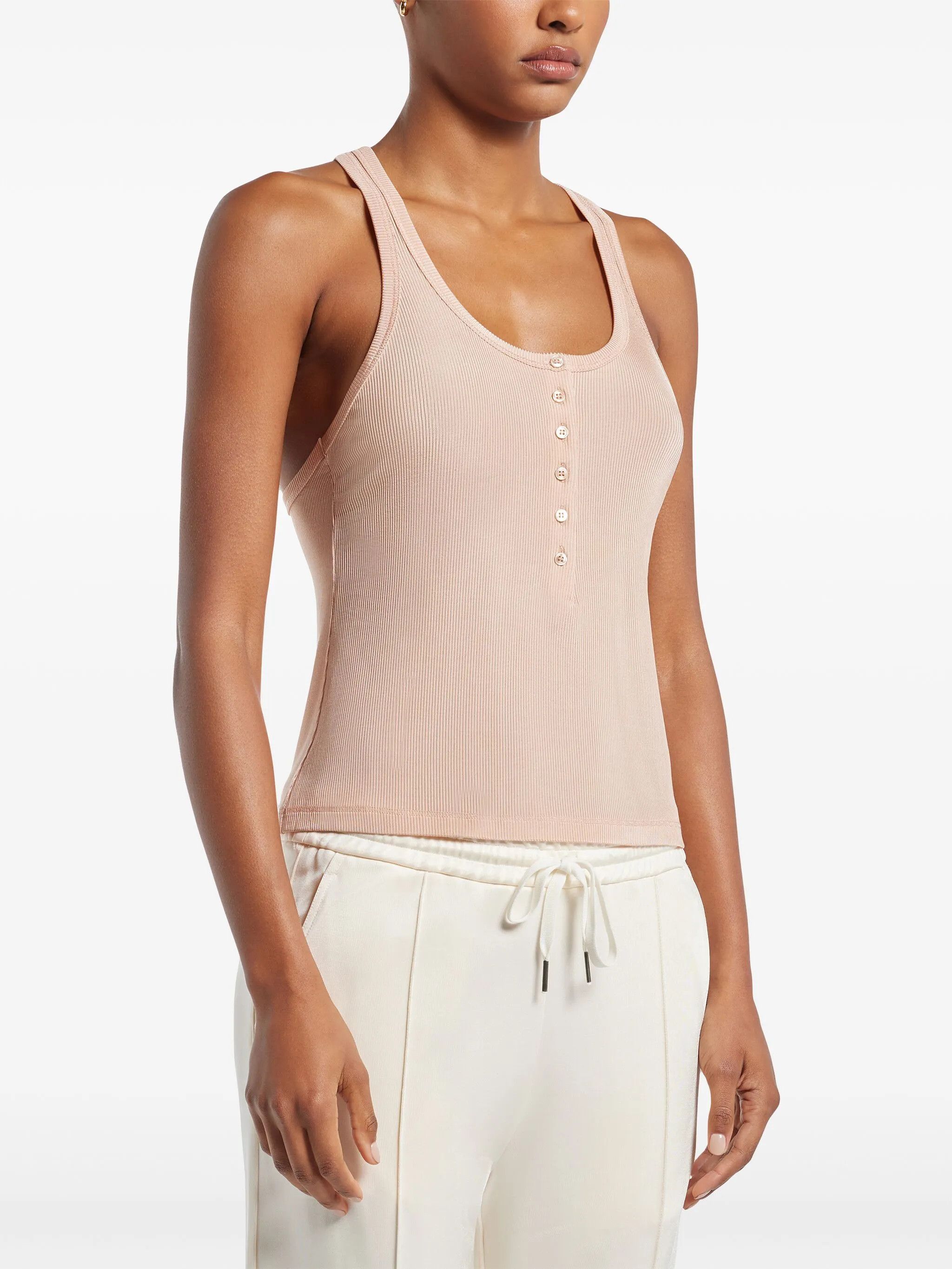 Tom Ford o1w1db10525 TSJ572 Ribbed Tank Top in Pink Size XL / US 12-14 / IT 48-50 - 3 Thumbnail