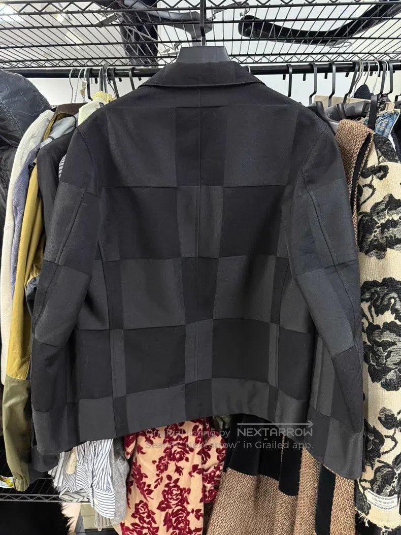 Yohji Yamamoto YOHJI YAMAMOTO Patchwork plaid blazer jacket Size US L / EU 52-54 / 3 - 4 Thumbnail