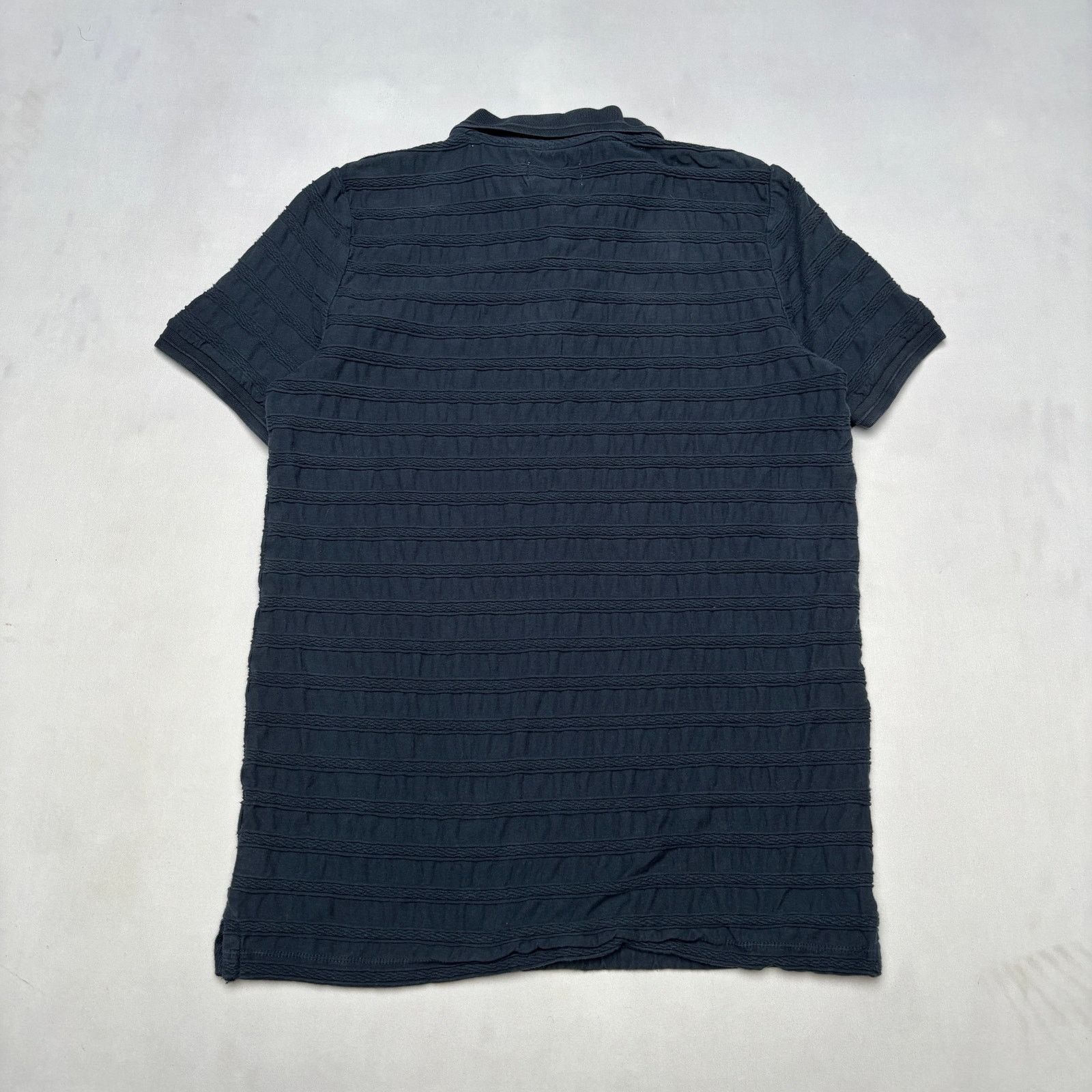 Taylor Stitch Taylor Stitch Polo Shirt Men's 36 US XS Textured Stripe Golf Size US XS / EU 42 / 0 - 3 Thumbnail