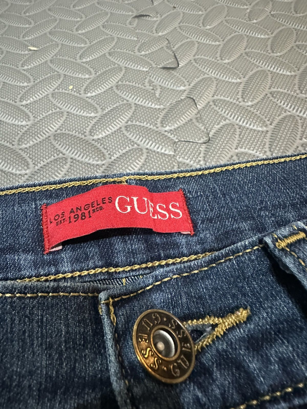 Guess GUESS Men's Denim Jean Skinny Blue Size 32x30 Size US 32 / EU 48 - 6 Thumbnail