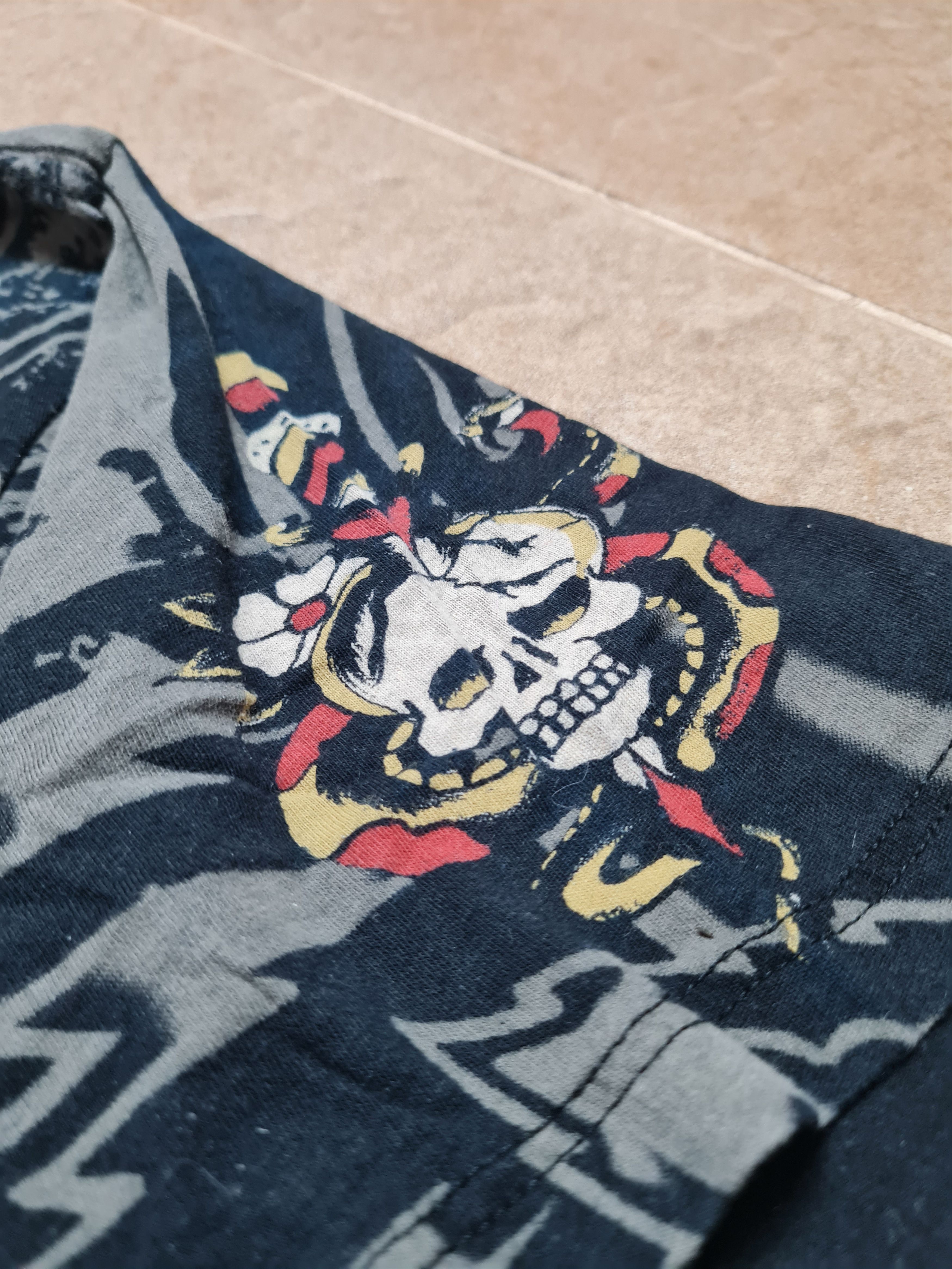 Ed Hardy Ed Hardy Snake Skull Graphic Christian Audigier Tattoo Y2K Size US XL / EU 56 / 4 - 10 Thumbnail