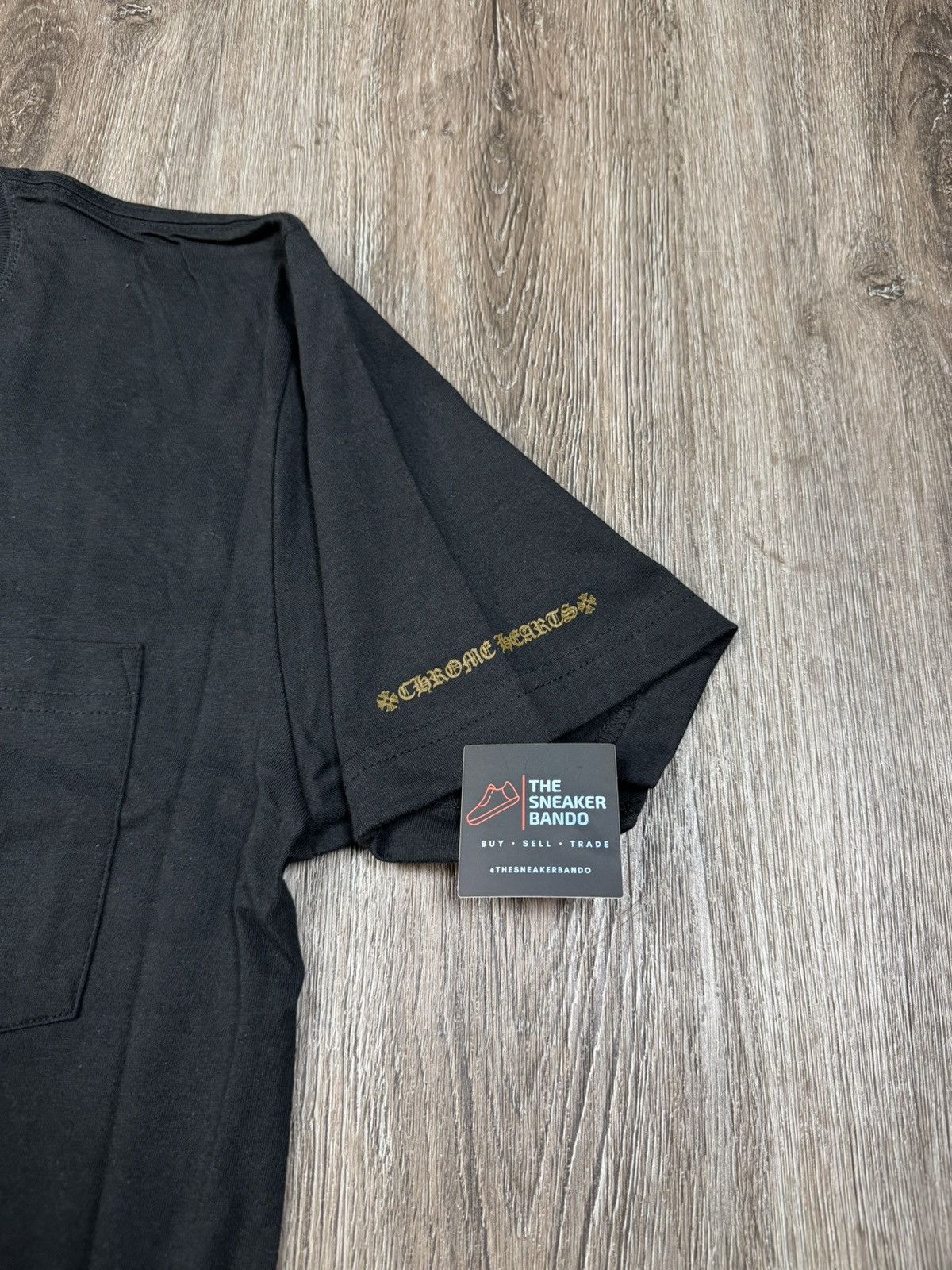 Chrome Hearts Chrome Hearts Script Pocket Tee Black Army Green Medium Size US M / EU 48-50 / 2 - 4 Thumbnail