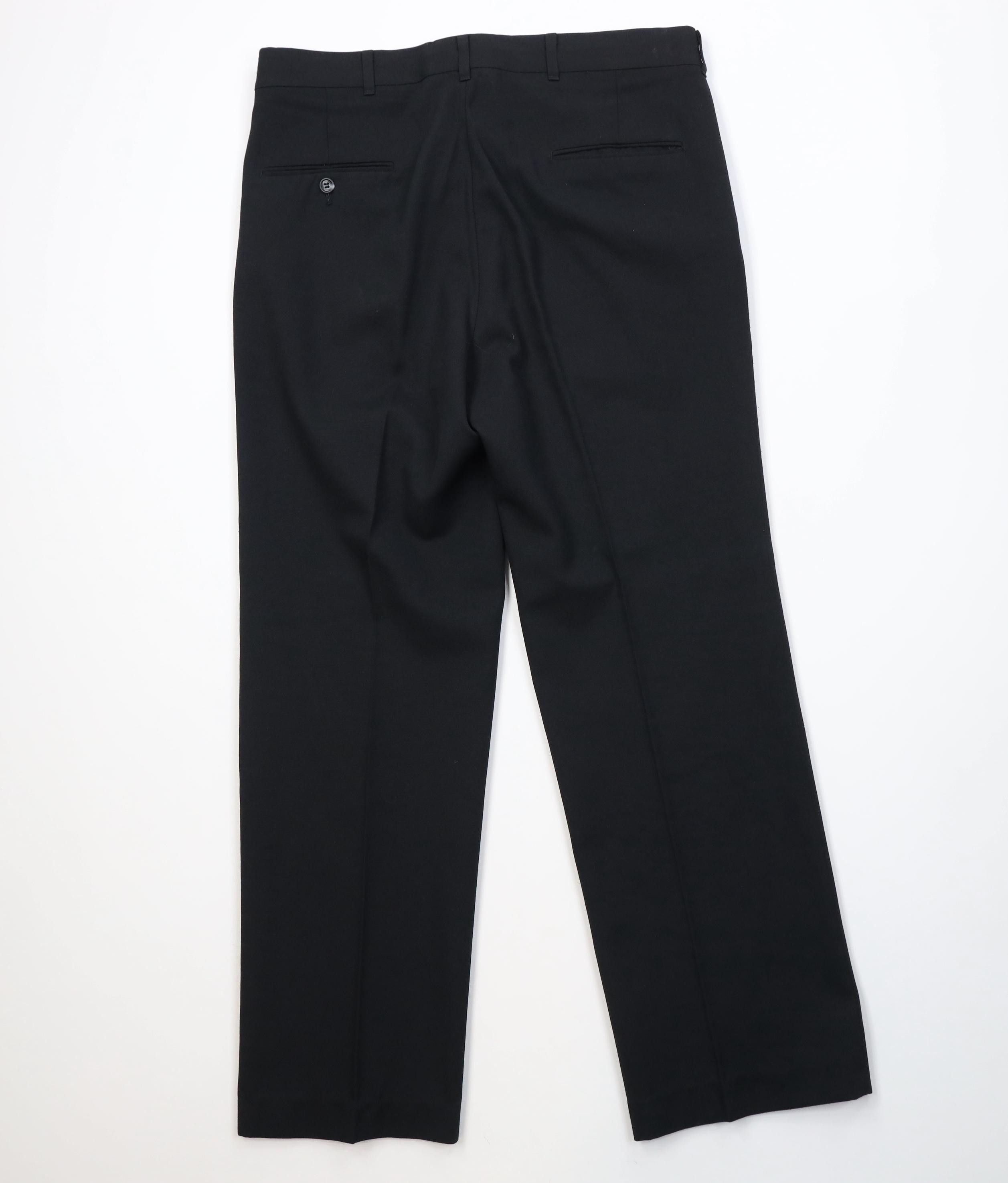 Vintage Vintage 90s Streetwear Knit Wide Leg Chino Pants Black USA Size US 34 / EU 50 - 10 Thumbnail