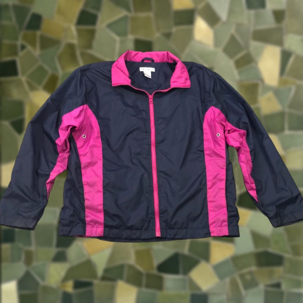 Vintage Rebecca Malone Womens Jacket Small Black Full Zip Lightweight Nylon Windbreaker Size S / US 4 / IT 40 - 1 Thumbnail