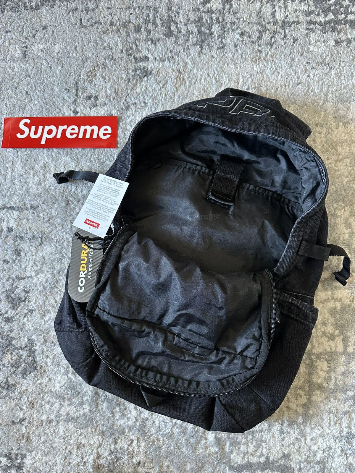 Supreme SUPREME DENIM BACKPACK FW25 Size ONE SIZE - 13 Thumbnail