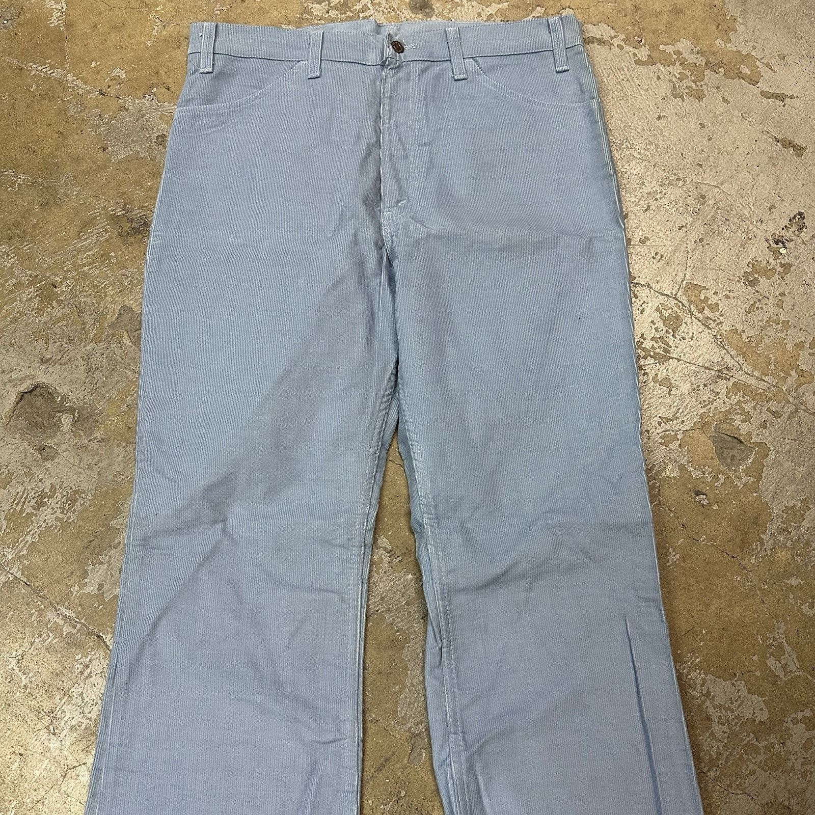 Levi's × Vintage NWT Vintage 70s Levi’s 646 Corduroy Bell Bottom Pants 36x32 Size US 36 / EU 52 - 2 Thumbnail