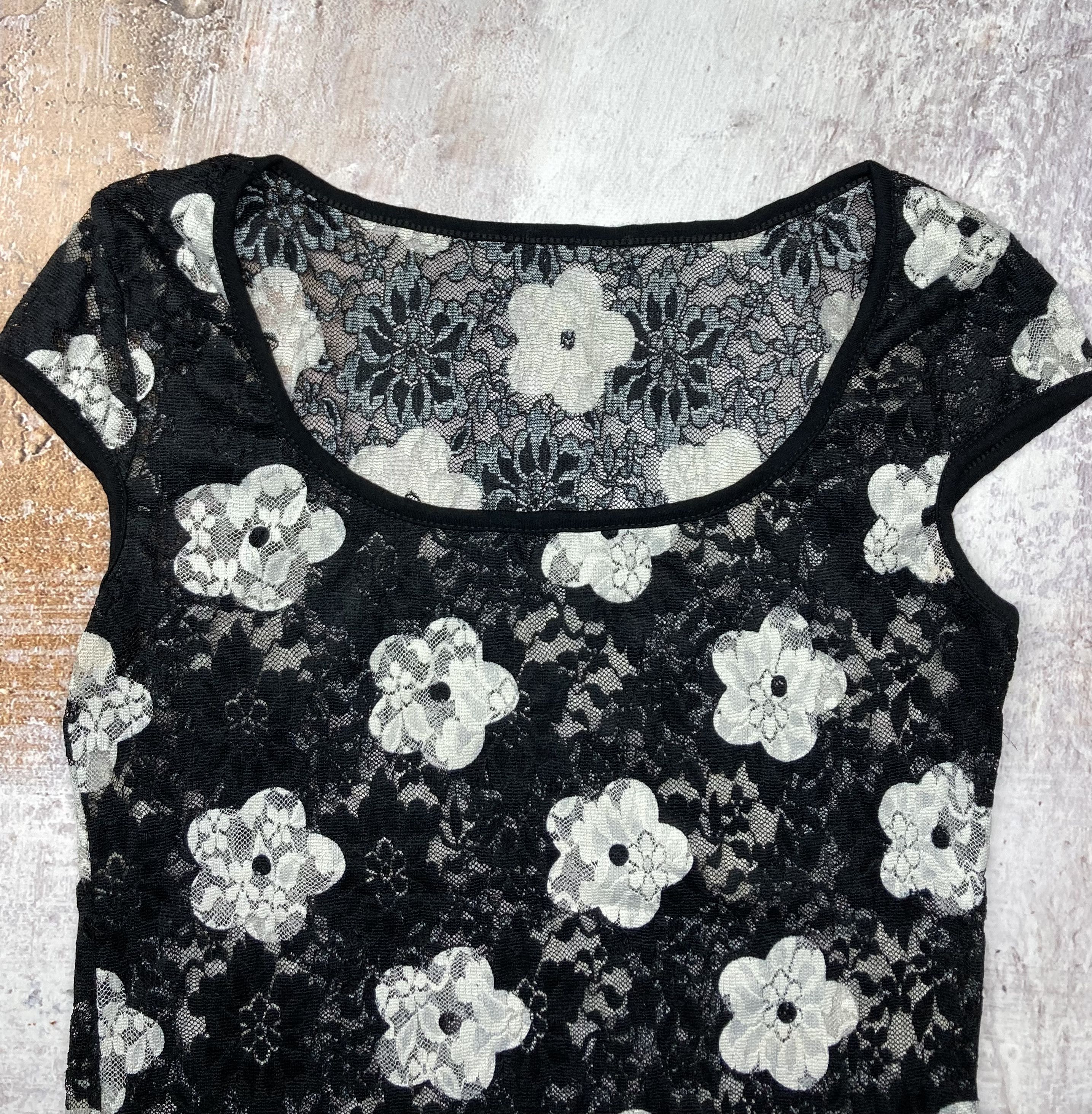 Vintage Vintage Floral Mesh Tank Top Women’s Size S Size S / US 4 / IT 40 - 3 Thumbnail