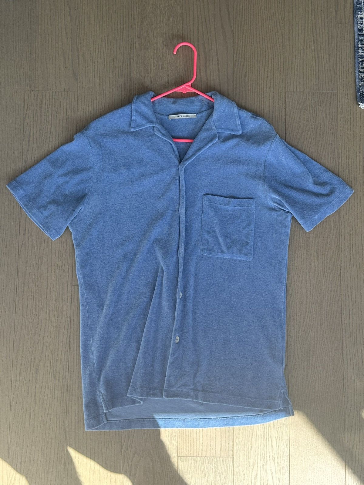 A Day's March Blue Terry Yamu Shirt Size US S / EU 44-46 / 1 - 1 Thumbnail