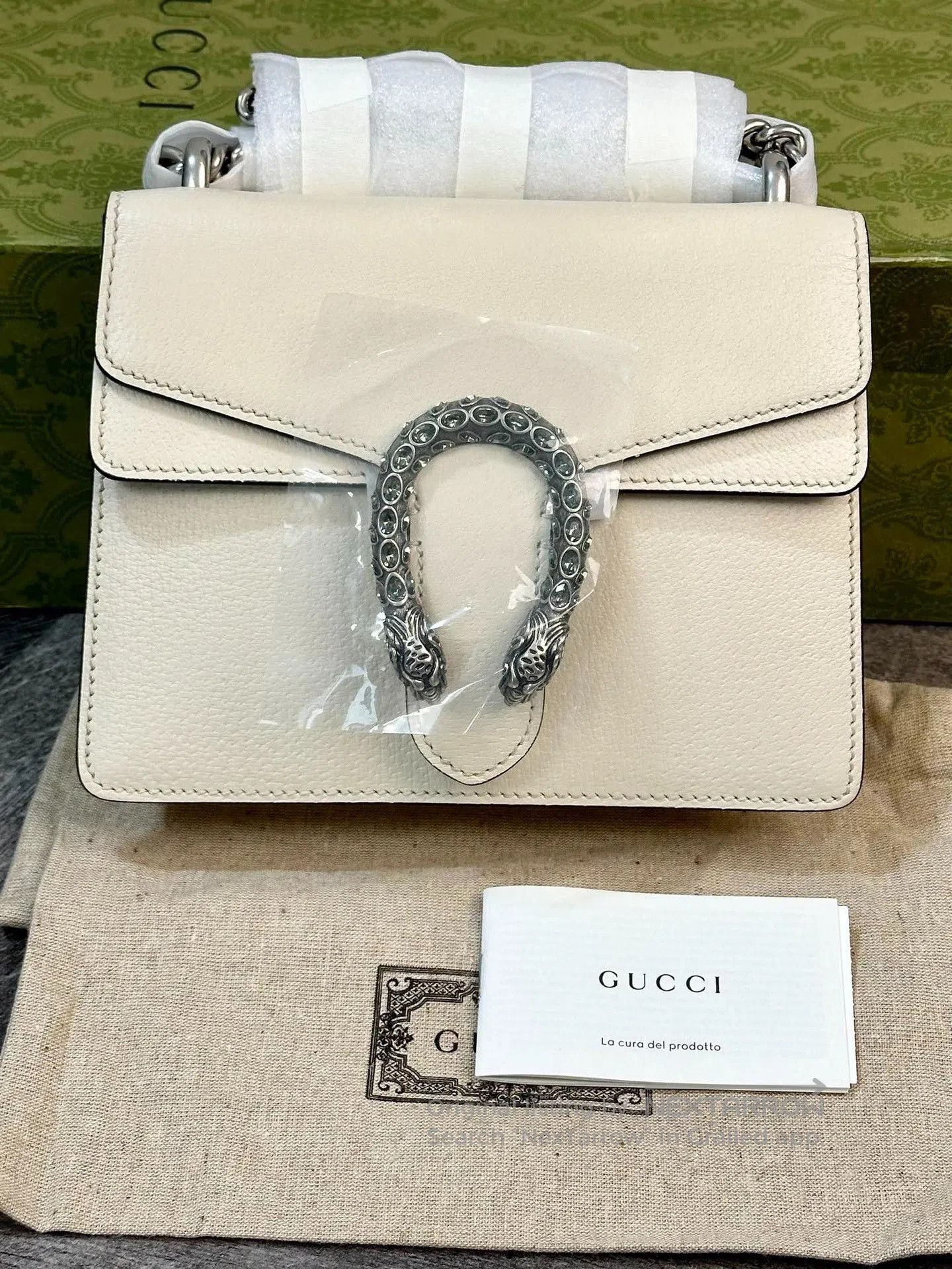 Gucci Gucci Small White Leather Dionysus. Size ONE SIZE - 1 Thumbnail