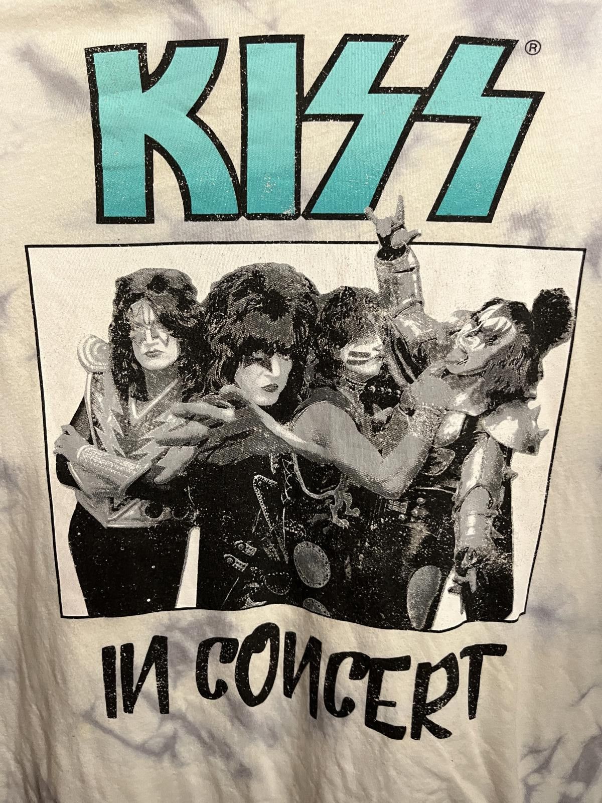 Designer KISS in concert Long Sleeve Tie Dye T-shirt - M Size US M / EU 48-50 / 2 - 4 Thumbnail