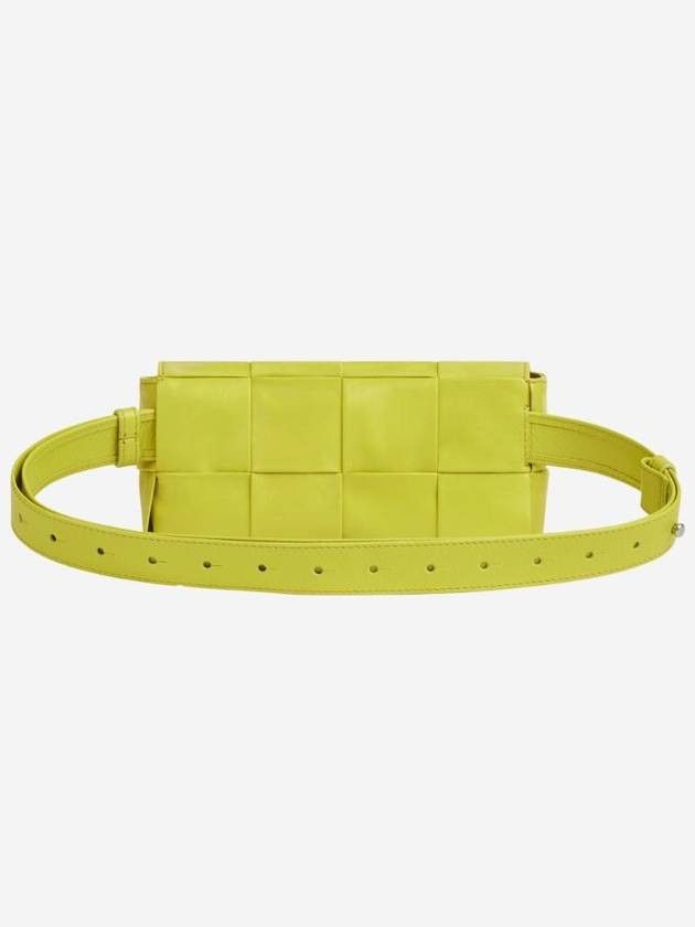 Bottega Veneta o1loc1c0325 Size: OS / 651053 Cassette Belt Bag in Acid Kiwi Size ONE SIZE - 3 Thumbnail