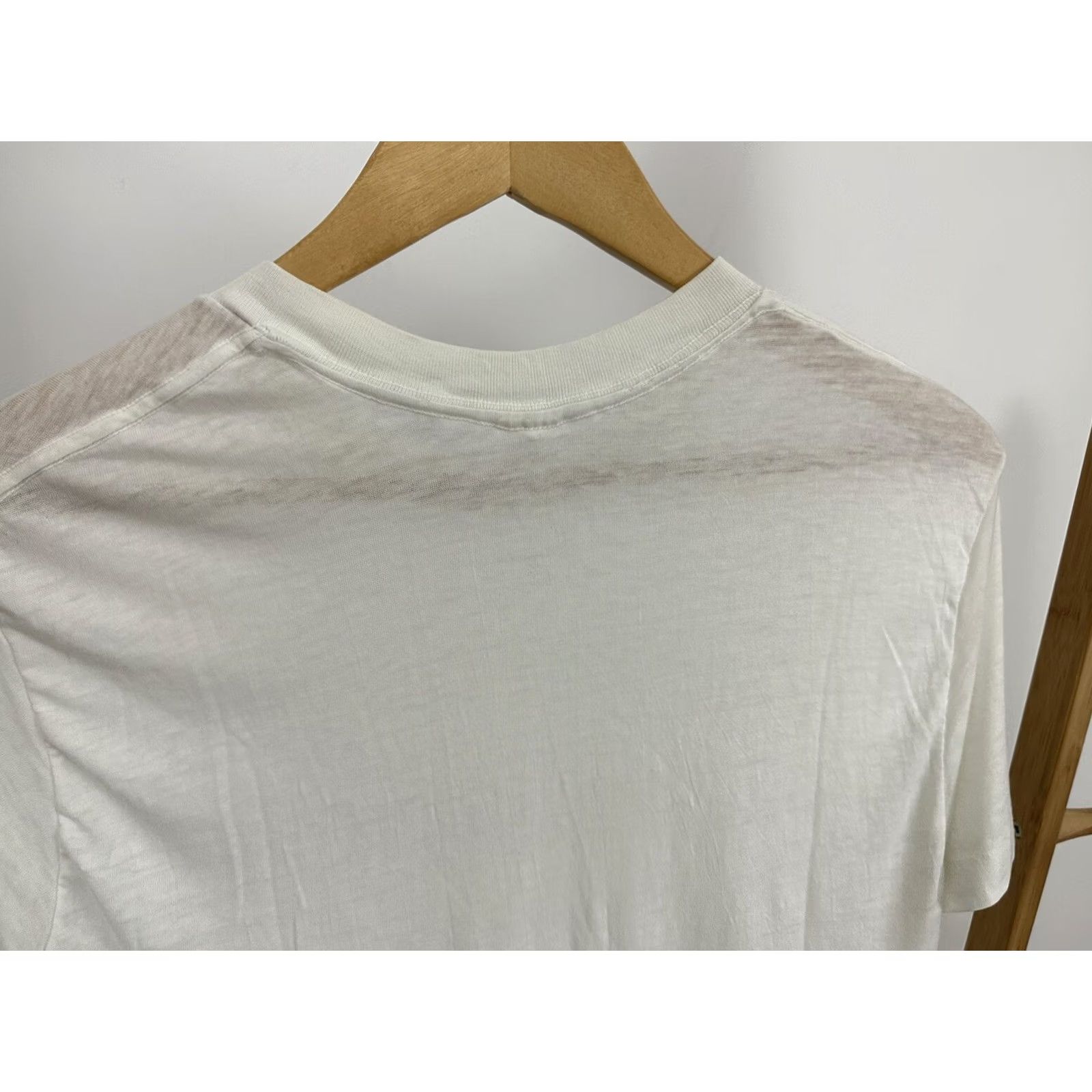 Vintage VTG 70s Brut 33 Burnout Paper Thin Worn WIP Single Stitch T-Shirt L White Mens Shirt Size US L / EU 52-54 / 3 - 4 Thumbnail