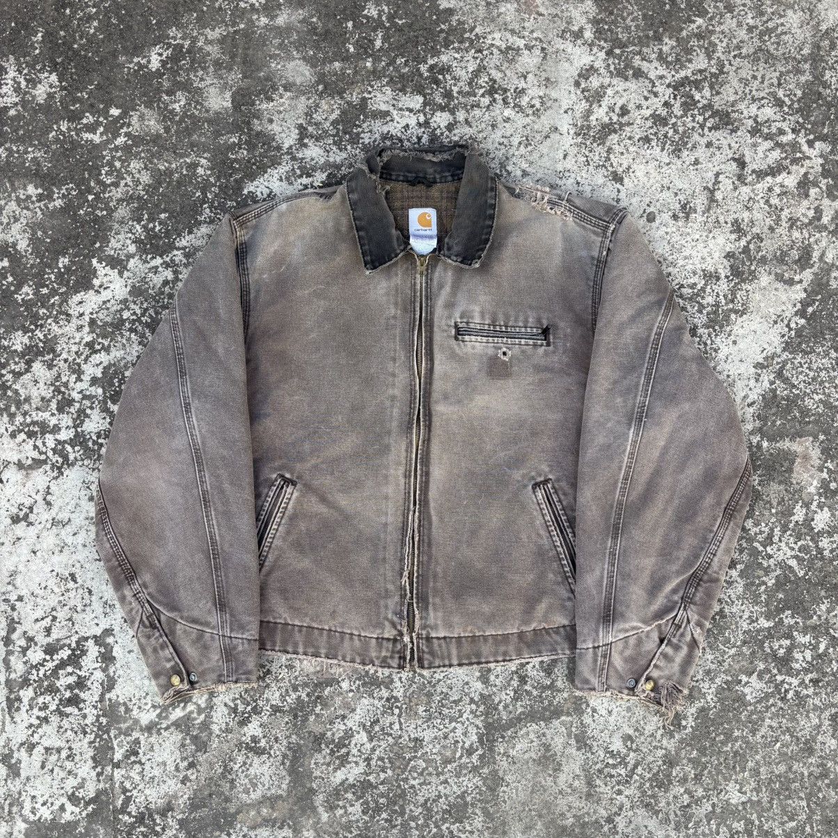 Carhartt 💥Vintage Carhartt Detroit jacket J97 CHT Size US XL / EU 56 / 4 - 1 Thumbnail