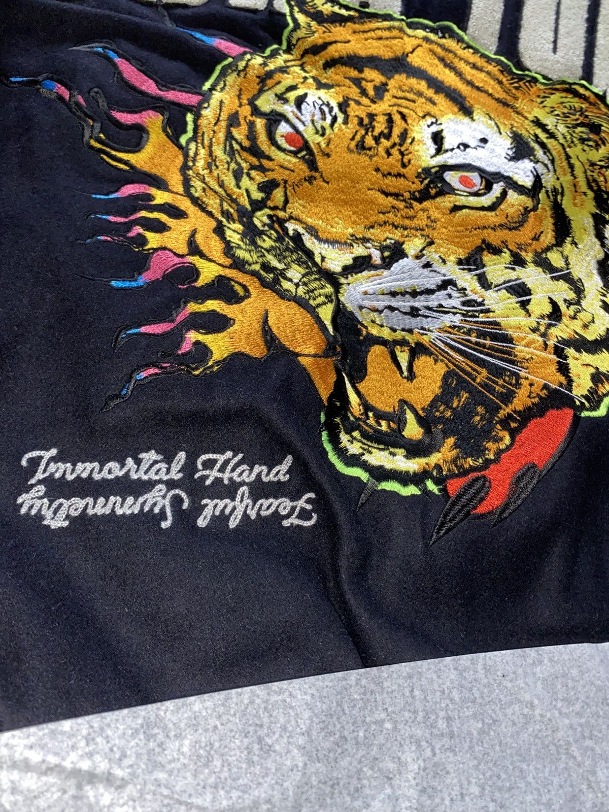 Palace Palace Tora Tora Varsity Jacket Navy Size US XL / EU 56 / 4 - 3 Thumbnail