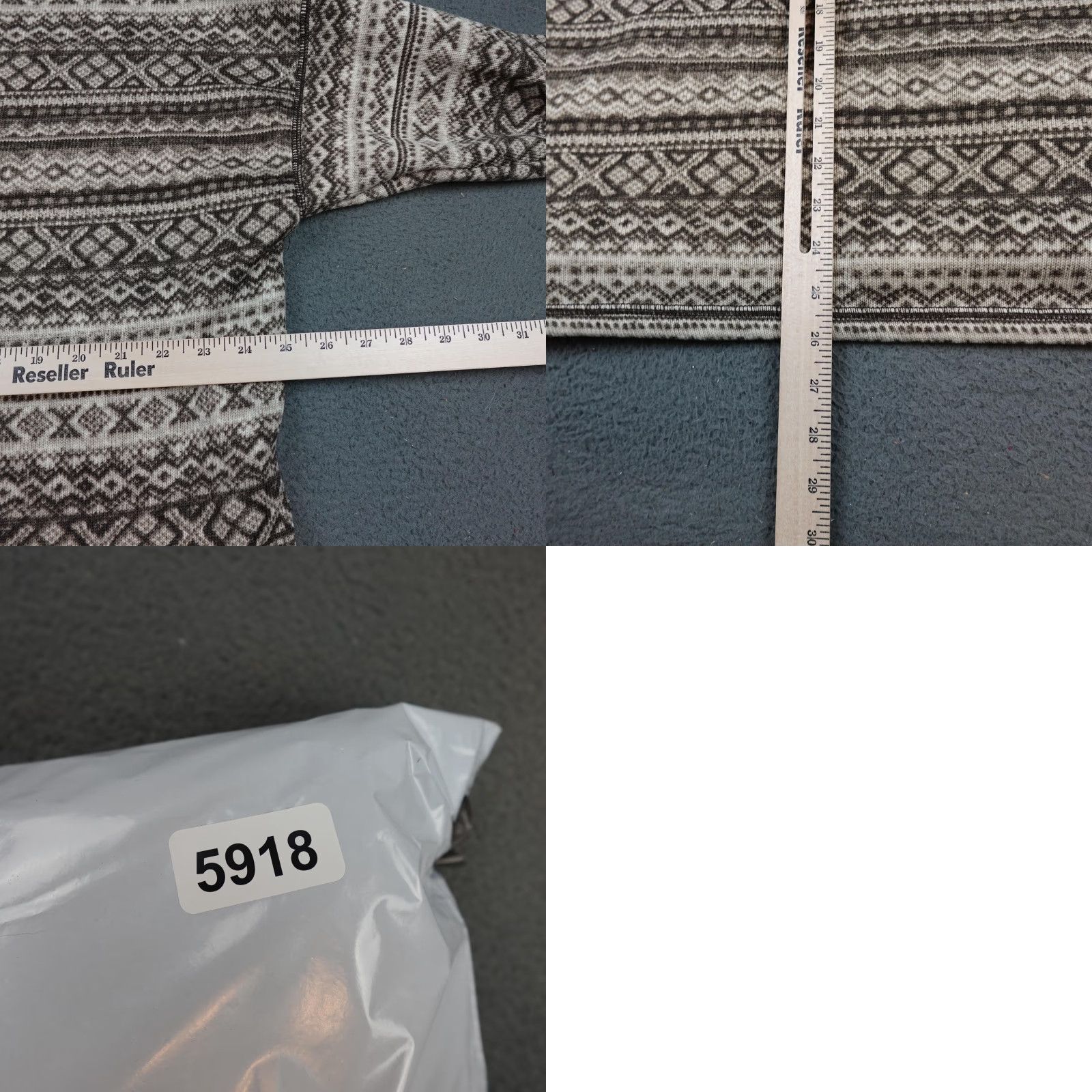 Ralph Lauren Lauren Ralph Lauren Hoodie Womens 3X Brown Beige Fair Isle Fleece Pullover Cozy Size XXL / US 16-18 / IT 52-54 - 8 Thumbnail