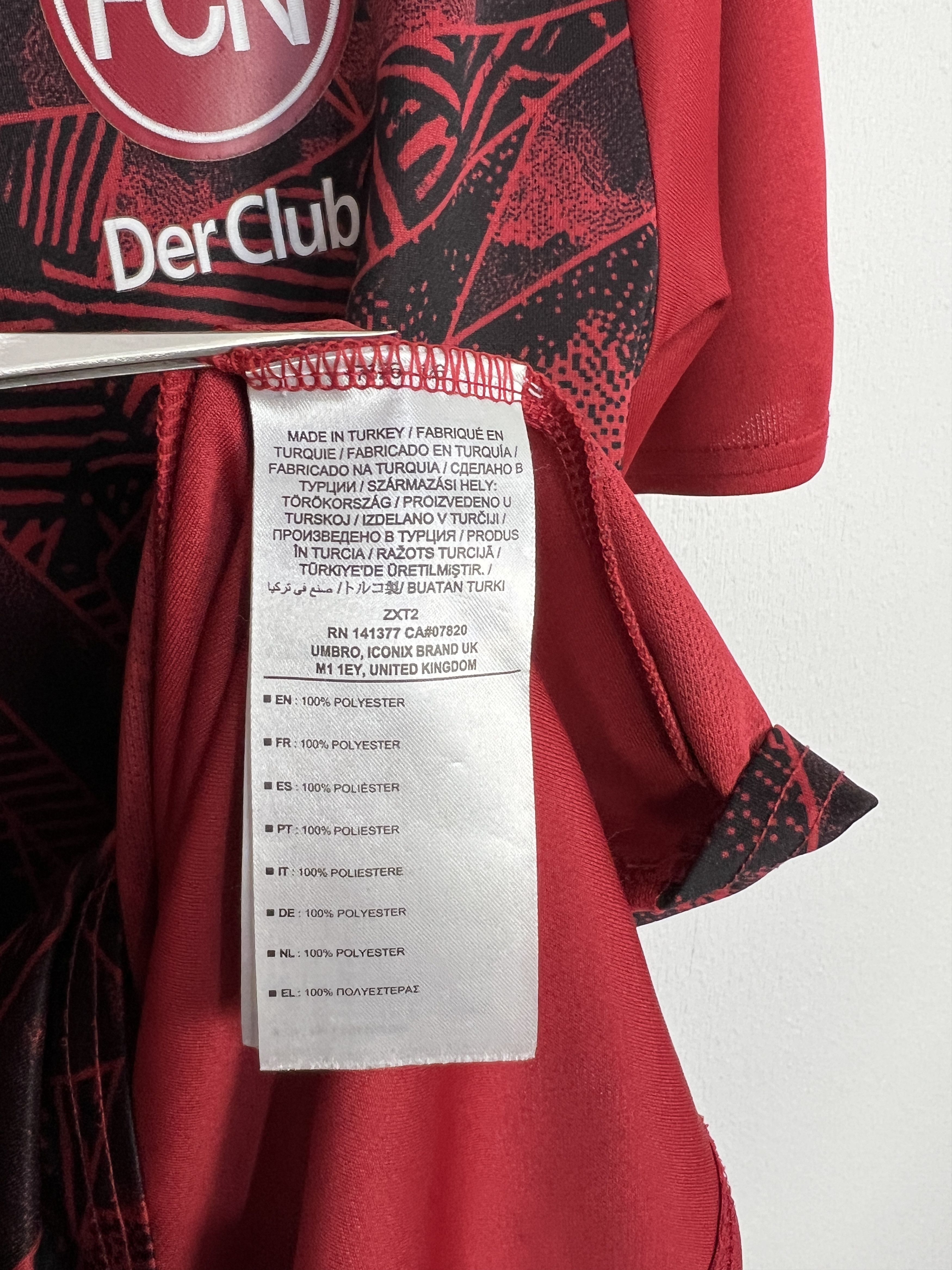 Umbro Nurnberg Football Train Shirt Soccer Jersey Sport Trikot Size US XXL / EU 58 / 5 - 6 Thumbnail