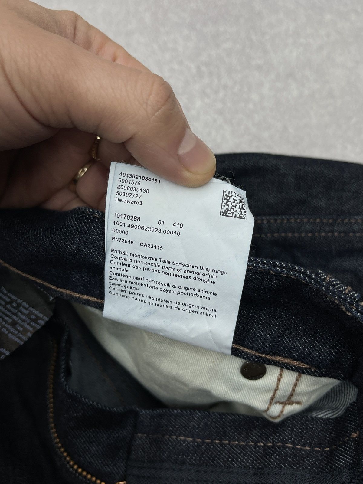 Hugo × Hugo Boss Mens Hugo Boss Delaware Denim Jeans Navy Size 34 Size US 34 / EU 50 - 14 Thumbnail