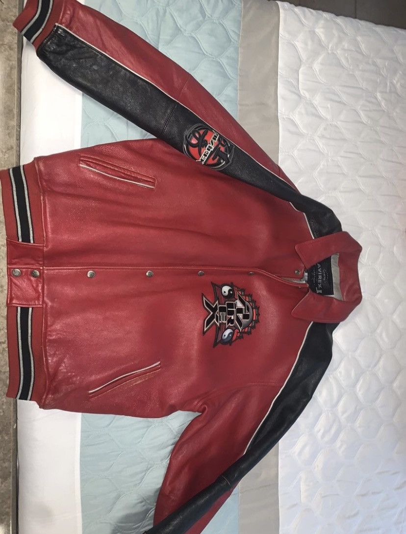 Avirex Avirex Leather jacket (special edition) *vintage* Red/black Size US XXL / EU 58 / 5 - 1 Thumbnail