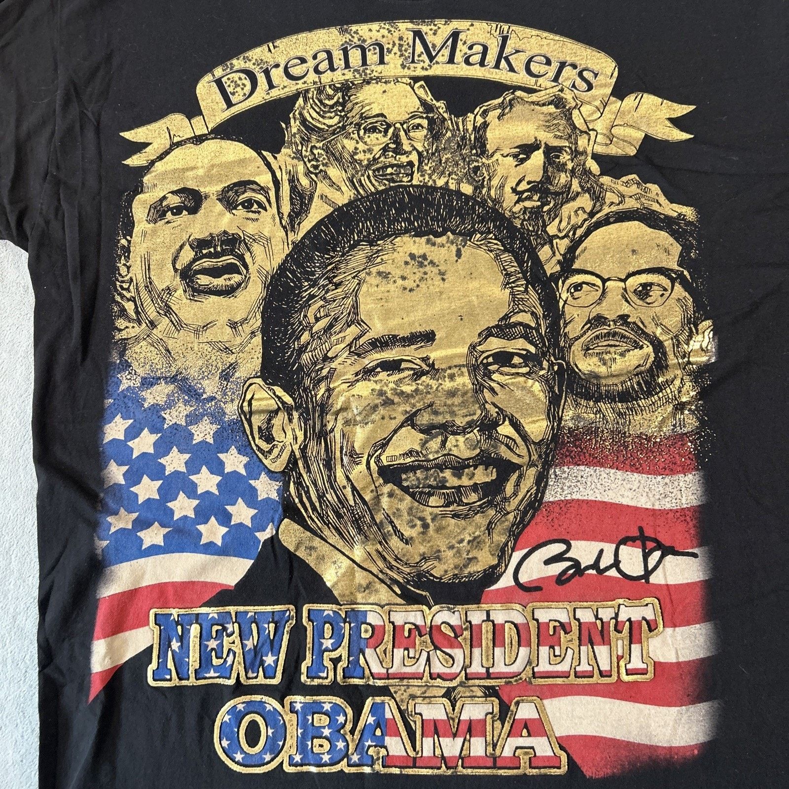 Levi's Dream Makers African Superior 4XL Shirt Obama MLK Malcolm X Size US XXL / EU 58 / 5 - 2 Thumbnail
