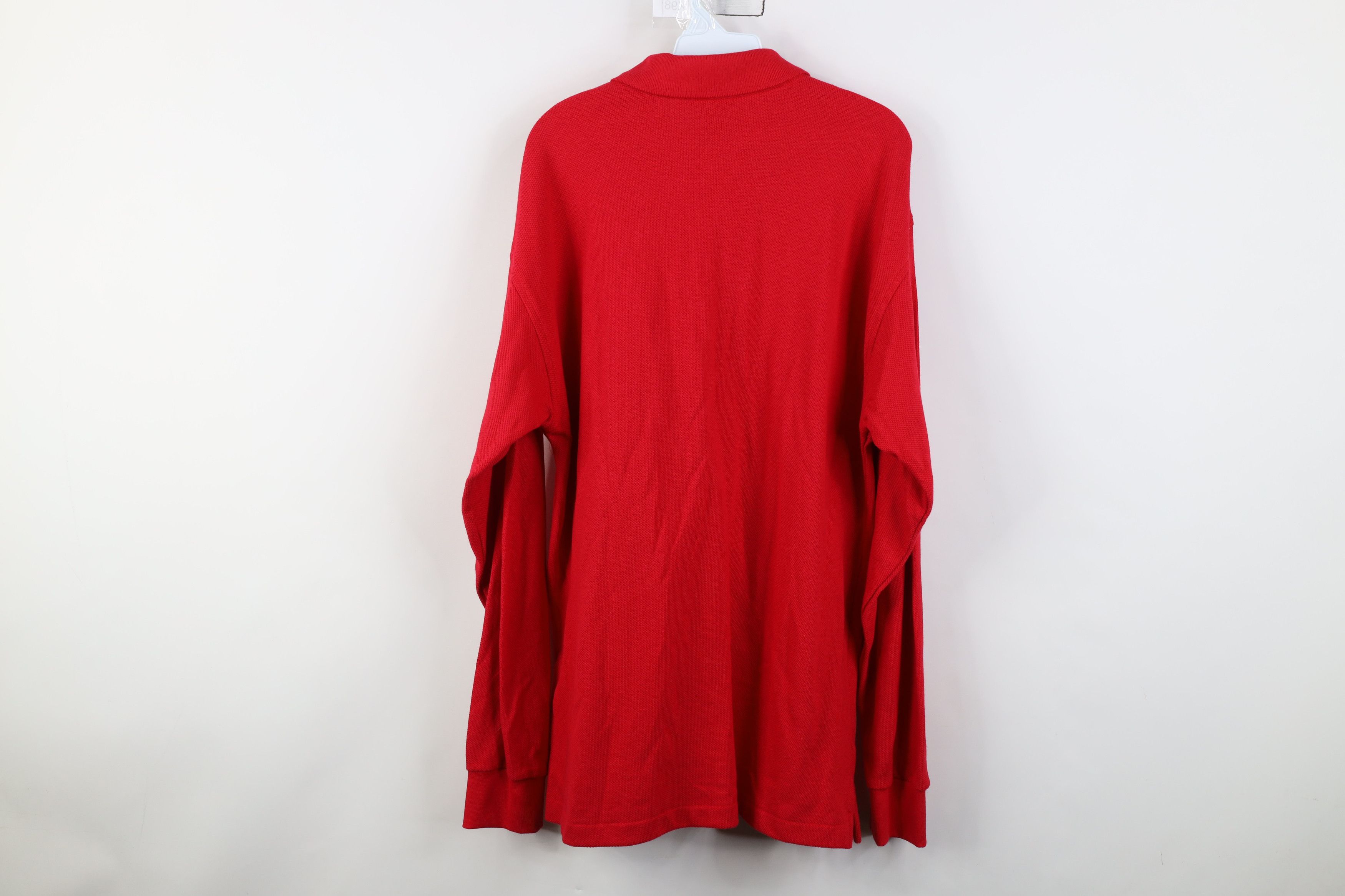 Vintage Vintage 90s Streetwear Blank Heavy Long Sleeve Rugby Polo Size US L / EU 52-54 / 3 - 10 Thumbnail