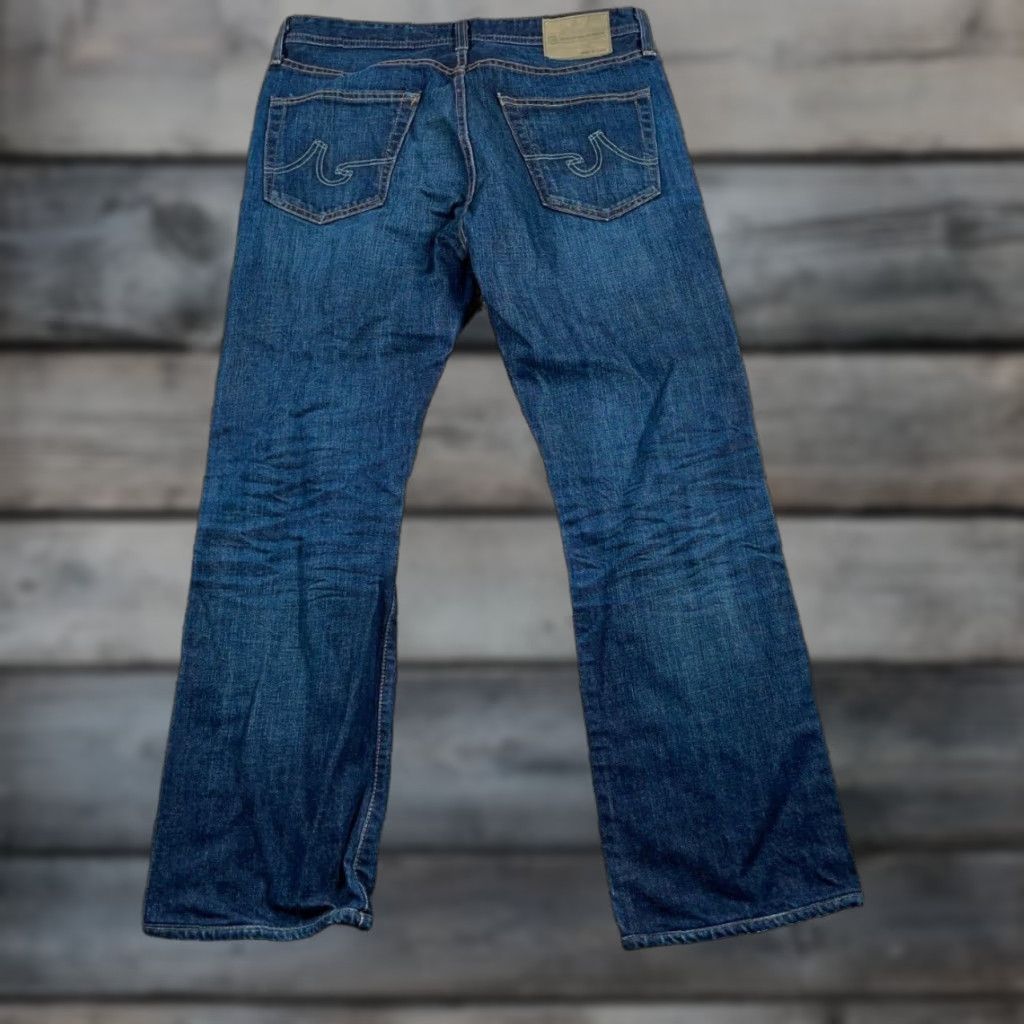Denime VINTAGE AG Adriano Goldschmied Men’s Jeans 32 Straight Leg Blue Denim Casual US Made Size US 32 / EU 48 - 1 Thumbnail