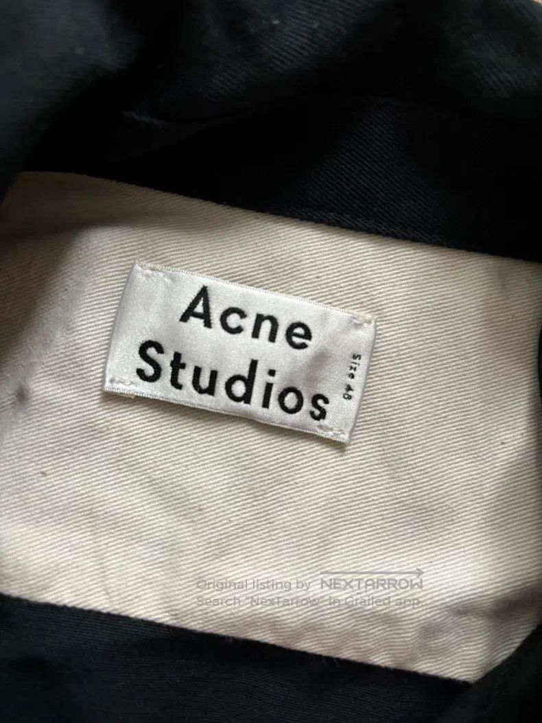 Acne Studios Solid-color single-breasted long-sleeved shir