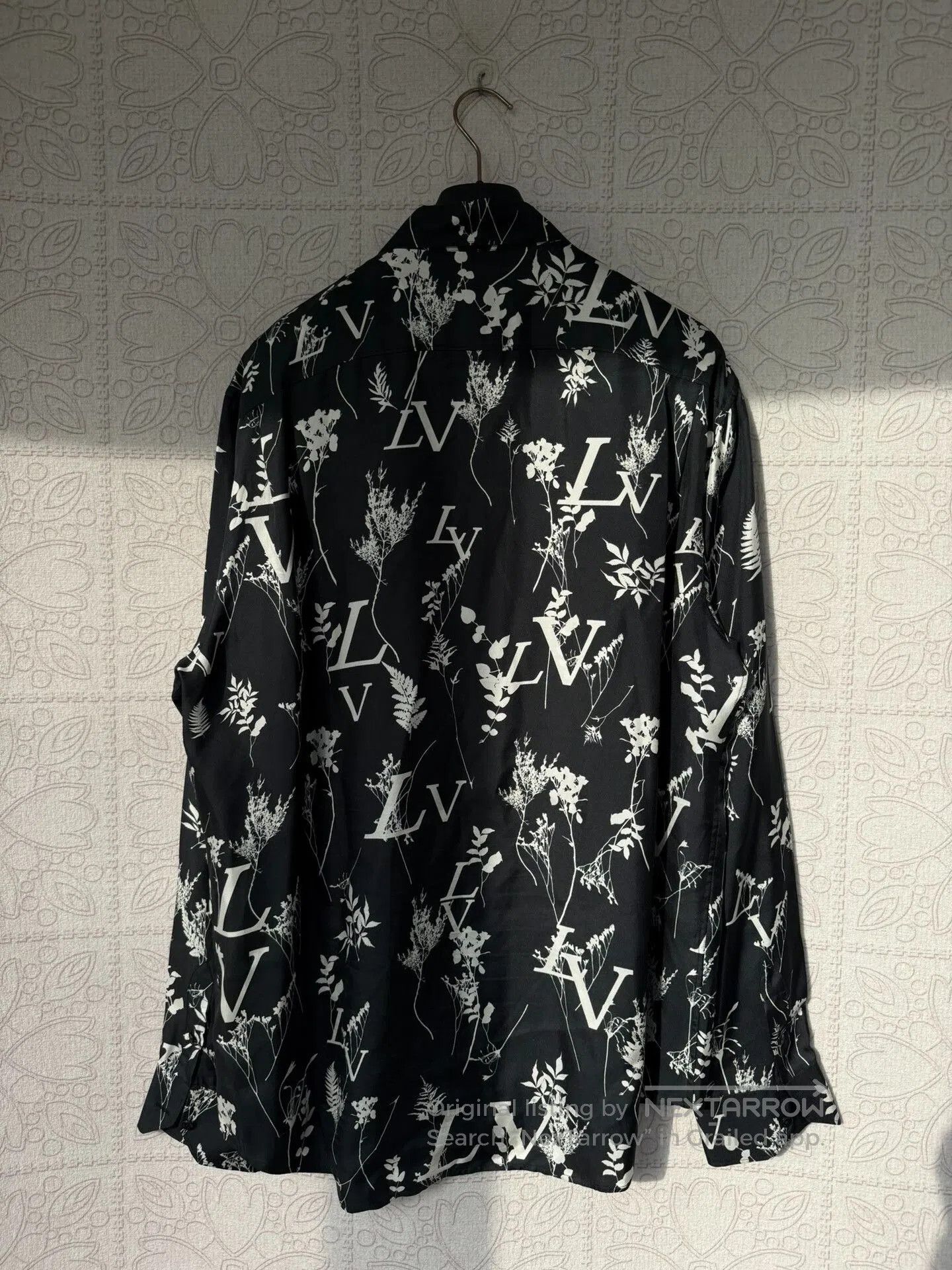 Louis Vuitton louis vuitton silk shirt with floral print. Size XL / US 12-14 / IT 48-50 - 2 Thumbnail