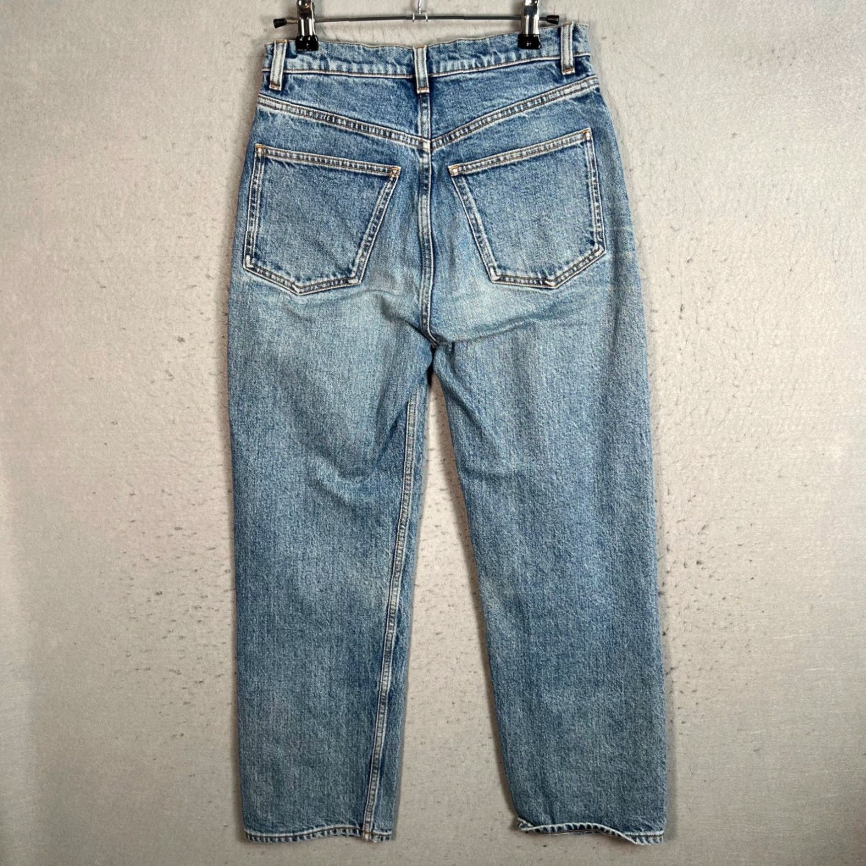 Arket VINTAGE Arket Women’s Jeans Denim 26 High-Waisted Blue Straight Leg Adult 26 Denim Blue Women Size 26" / US 2 / IT 38 - 2 Thumbnail
