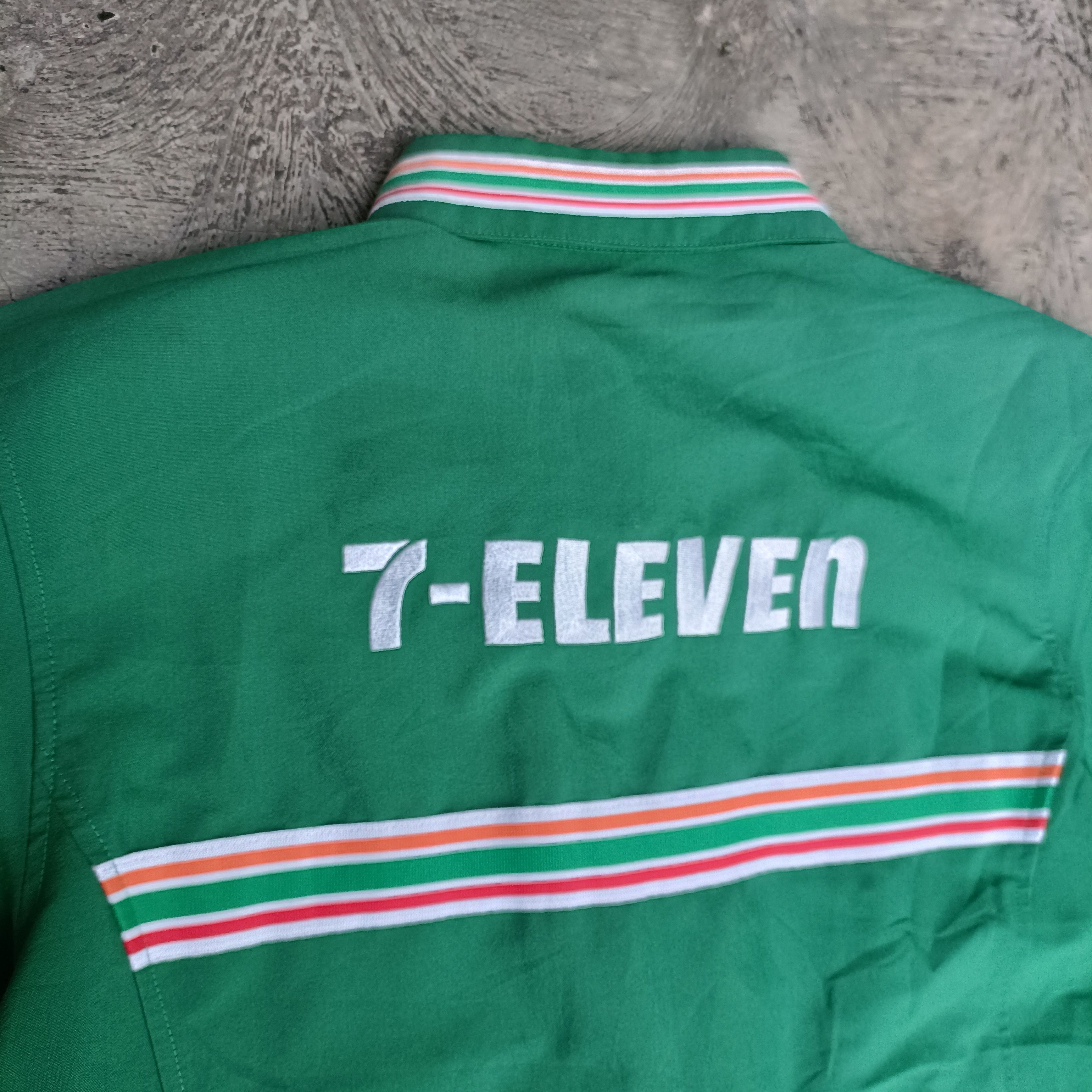 Japanese Brand Vintage 7eleven worker zipup uniform Size US M / EU 48-50 / 2 - 4 Thumbnail