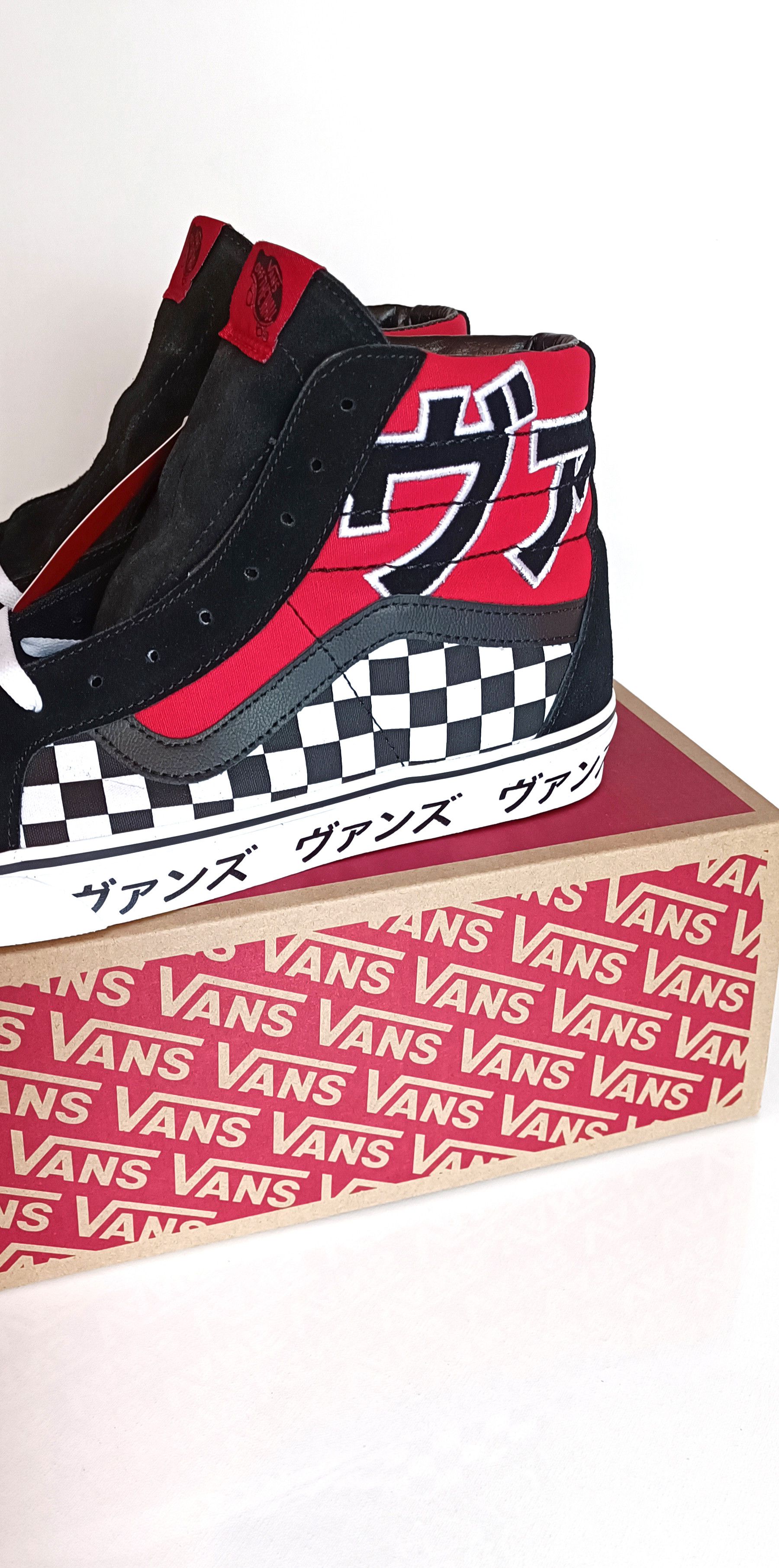 Vans Vans Sk8-Hi Reissue 2018 (Japanese Type) Racing Red Size US 12 / EU 45 - 15 Thumbnail
