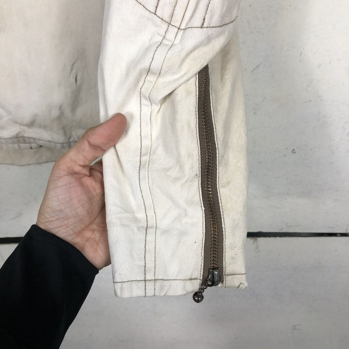 Japanese Brand 🔥CROPPED BIKER LEATHER JACKET COWHIDE GE/NOIL GENUINE WEAR Size US L / EU 52-54 / 3 - 17 Thumbnail