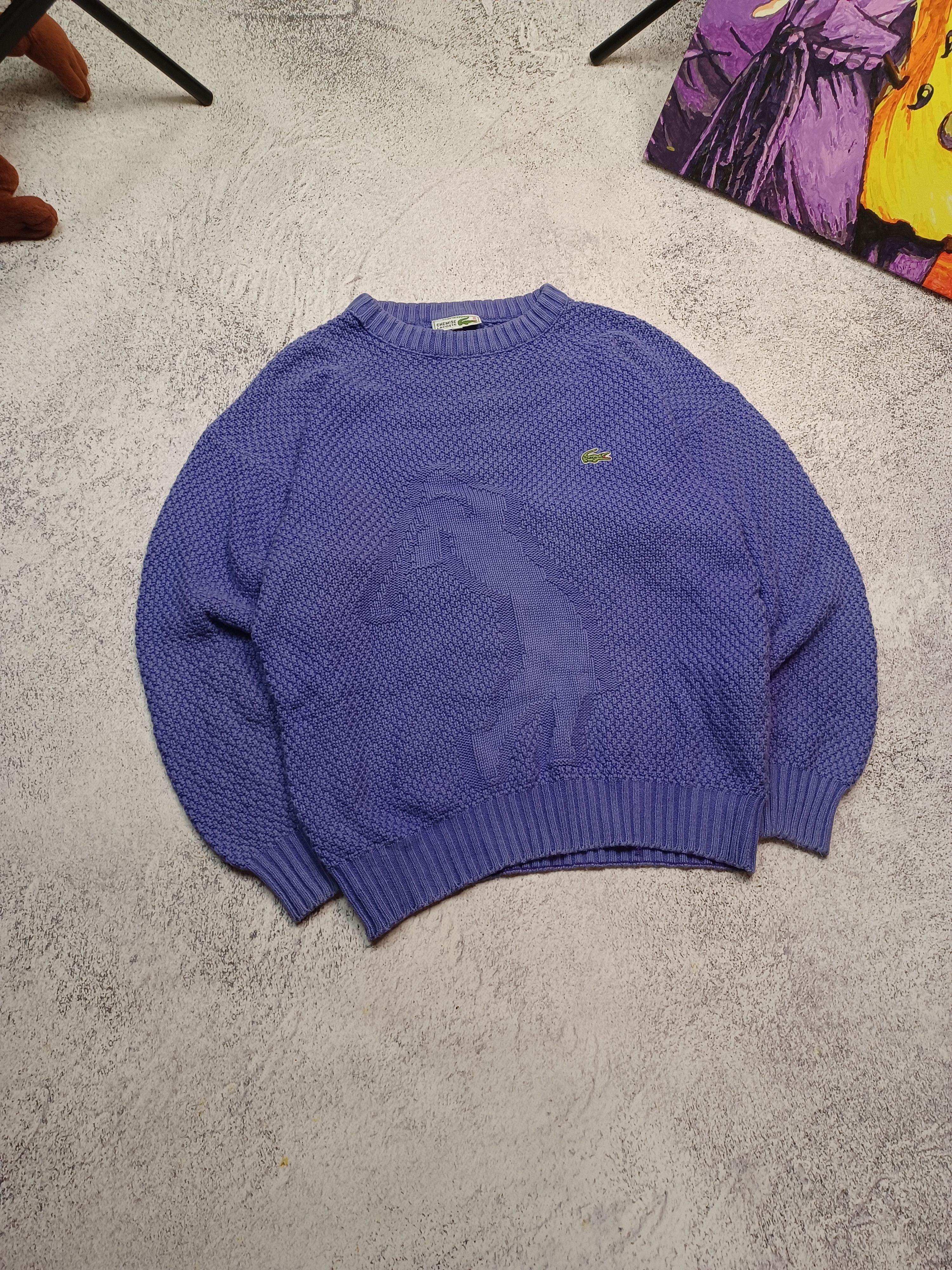 Lacoste Vintage Lacoste "Made in France" Knit Sweater Size US M / EU 48-50 / 2 - 1 Thumbnail