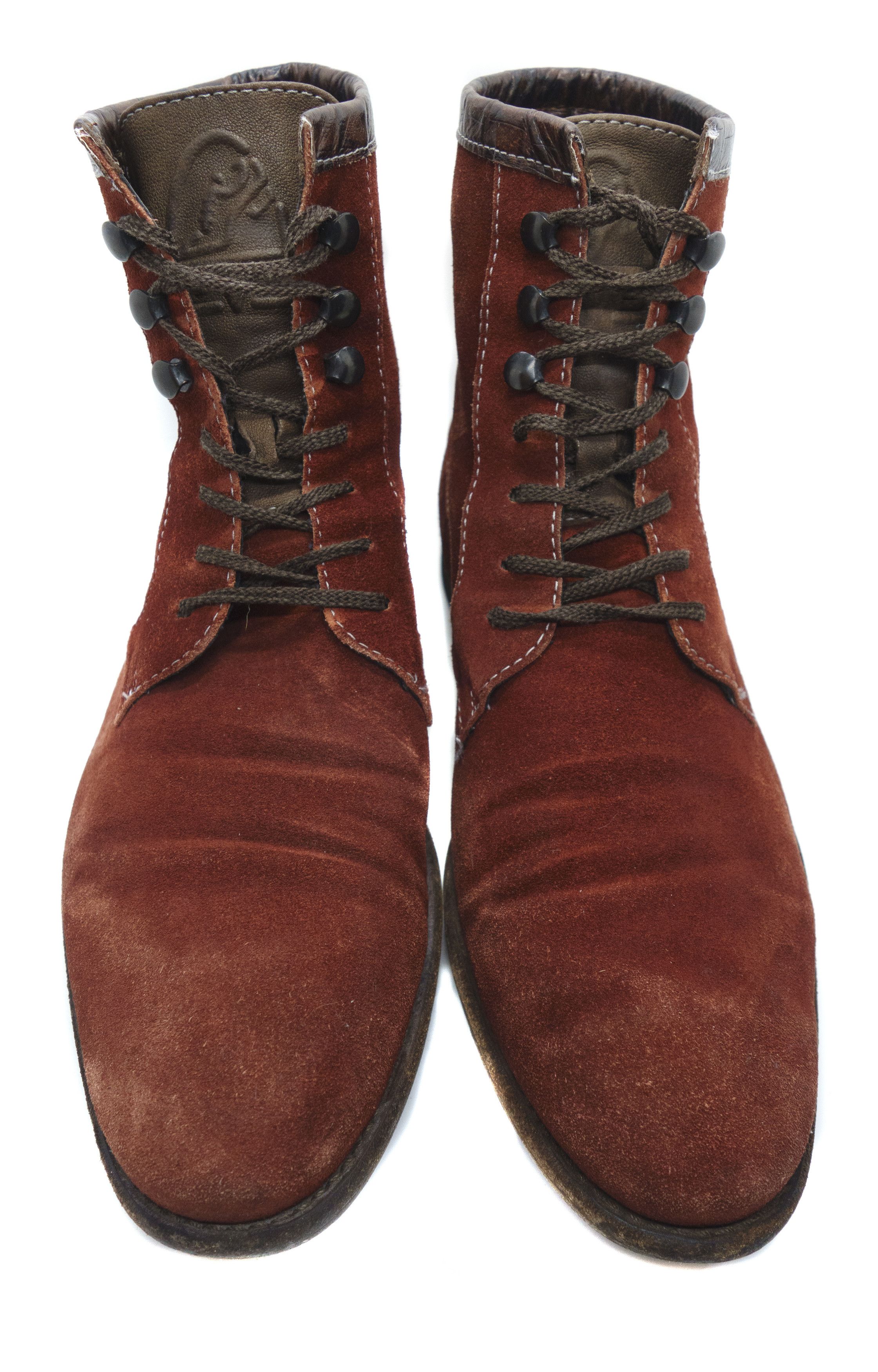 Floris van Bommel 00S Suede Boots Vintage Size US 11 / EU 44 - 3 Thumbnail