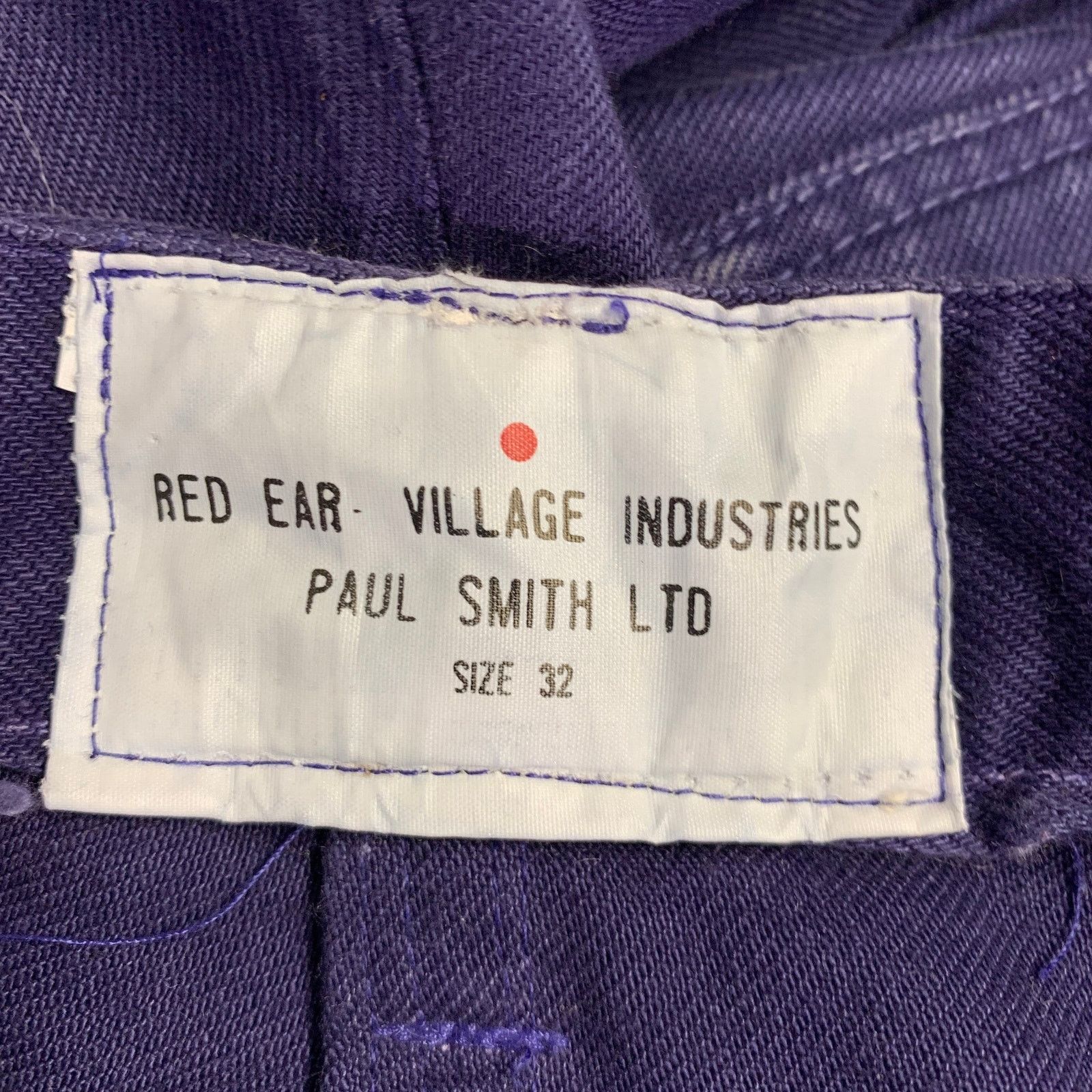 Other RED EAR VILLAGE INDUSTRIES by 32 Blue Cotton Denim Jeans Size US 32 / EU 48 - 5 Thumbnail