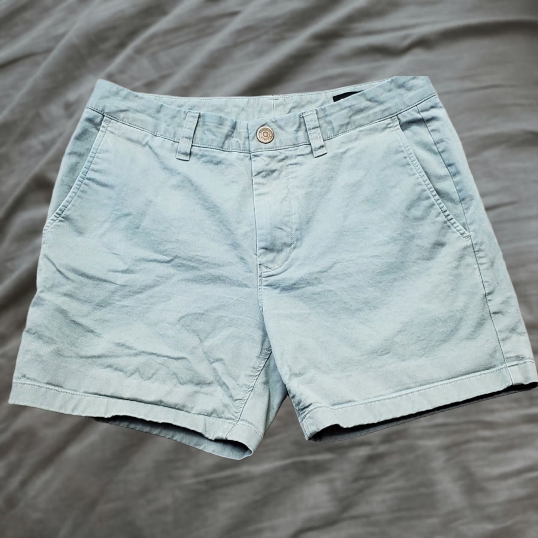 Bonobos Bonobos Chino Shorts Women's 29 Green Cotton Regular Low Waist Slash Pockets Summer 29 Womens Size 29" - 1 Thumbnail
