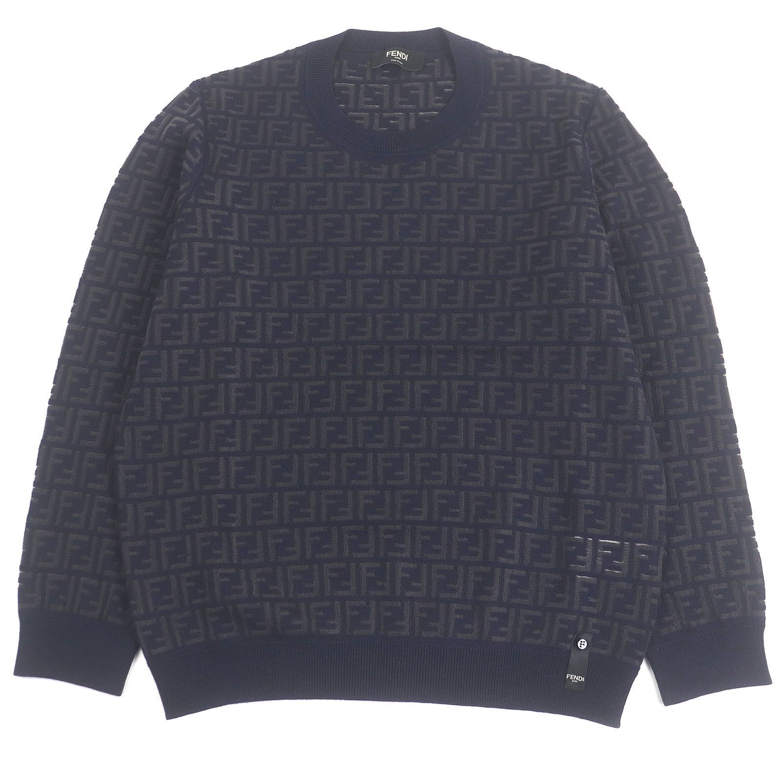Fendi Fendi Fendi FF Logo Zucca Wool Sweater Others Tops DUTY FREE for USA Size ONE SIZE - 1 Thumbnail