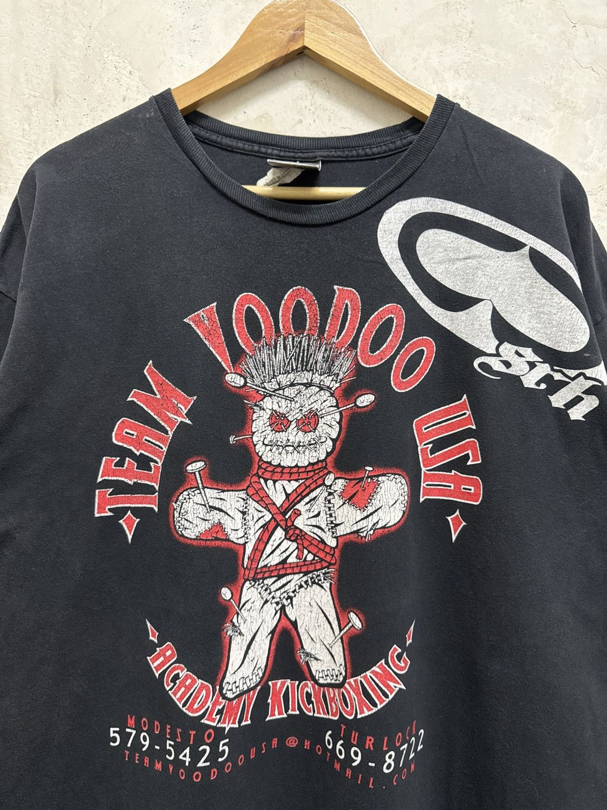 Vintage 2000s Voodoo Doll “ground and pound” SRH Skateboard Tee Size US XL / EU 56 / 4 - 4 Thumbnail