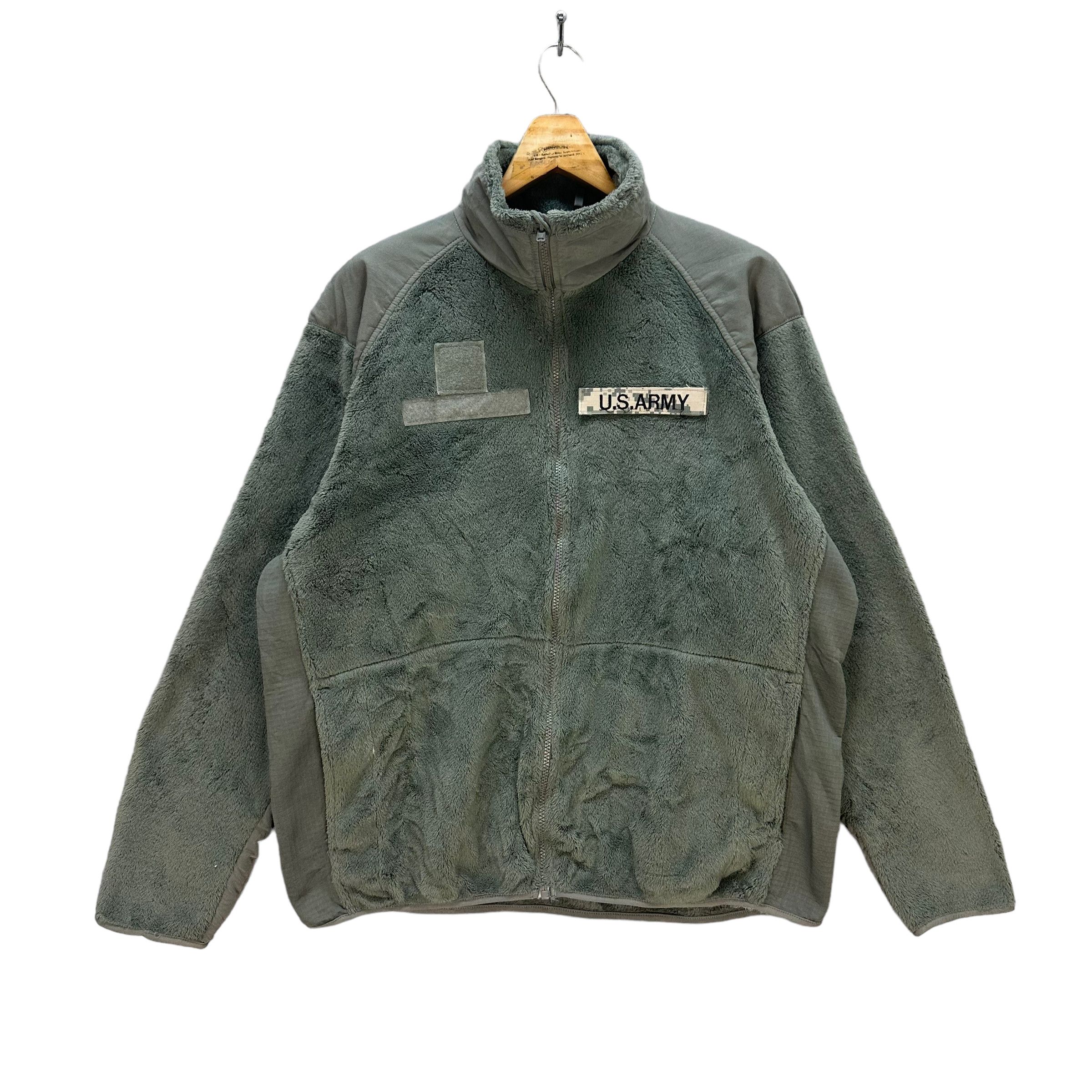 image of Military x Polartec Ecwgs X Goodwill Industries Us Army Fleece Jacket 8366-006, Men's (Size Large)