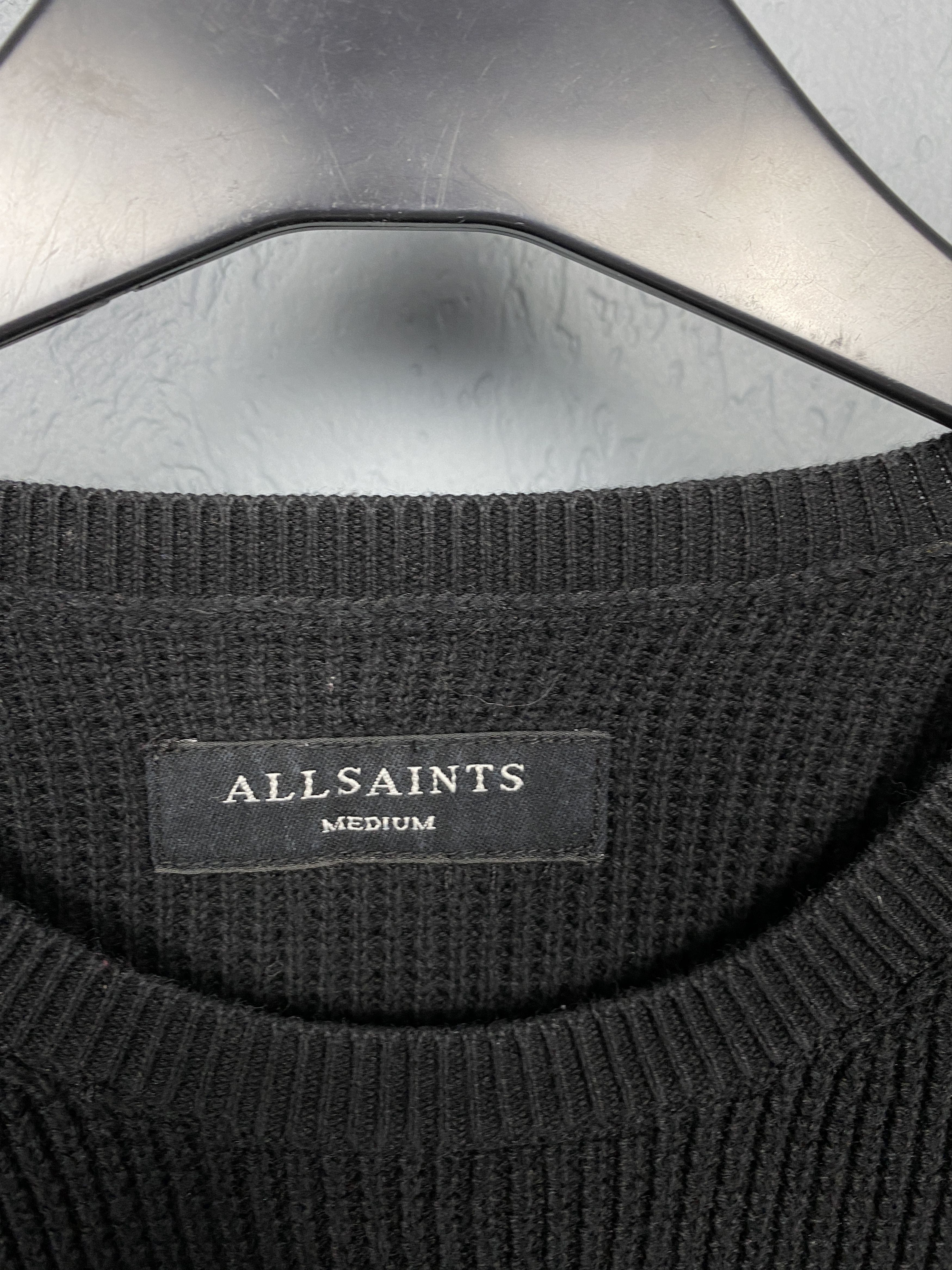 Allsaints Allsaints Mens Trias Crew Neck Knit Sweater Size US M / EU 48-50 / 2 - 4 Thumbnail