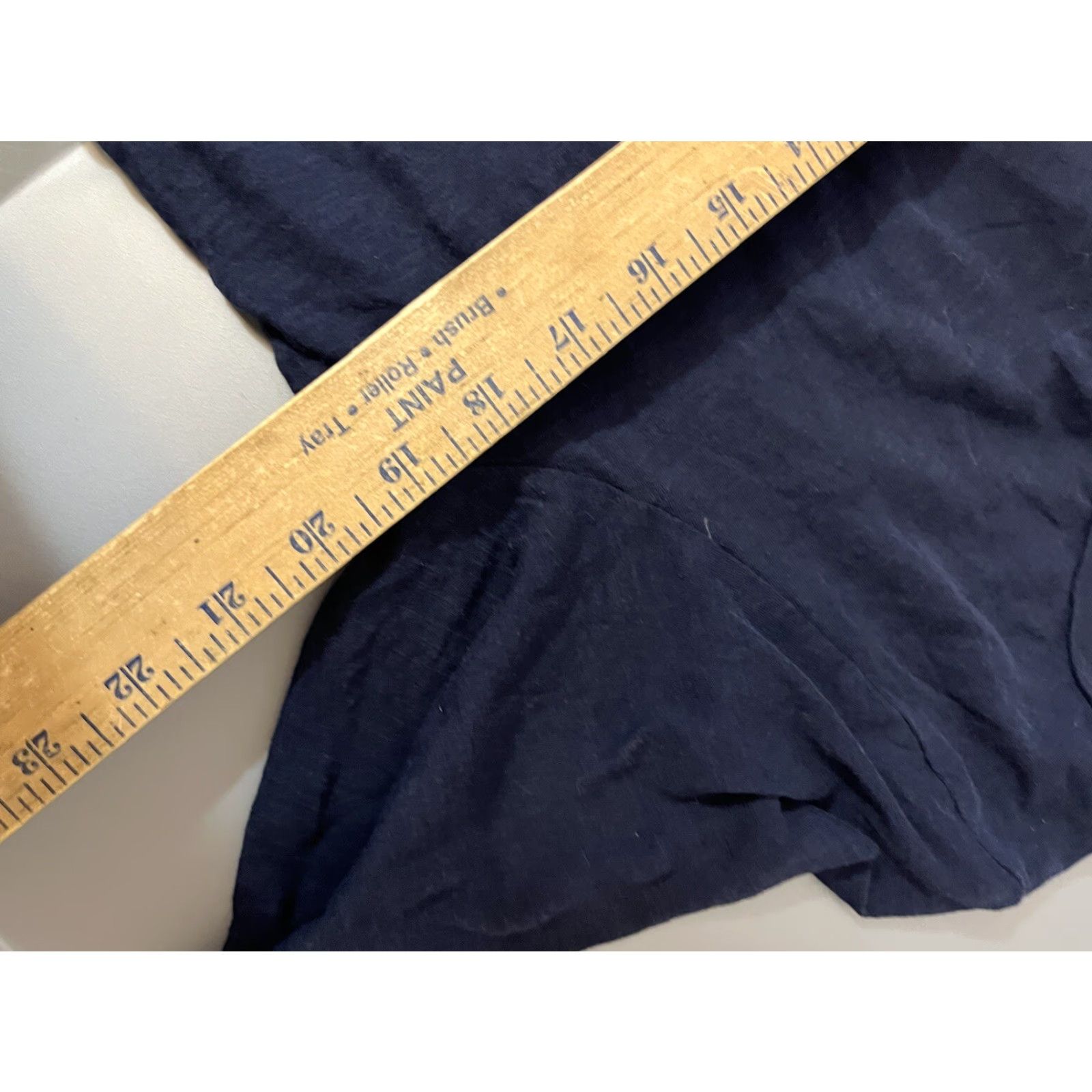Loft LOFT Women's Tee Soft T Shirt Top Size Large Navy Blue Tee Cotton Blouse Size L / US 10 / IT 46 - 6 Thumbnail
