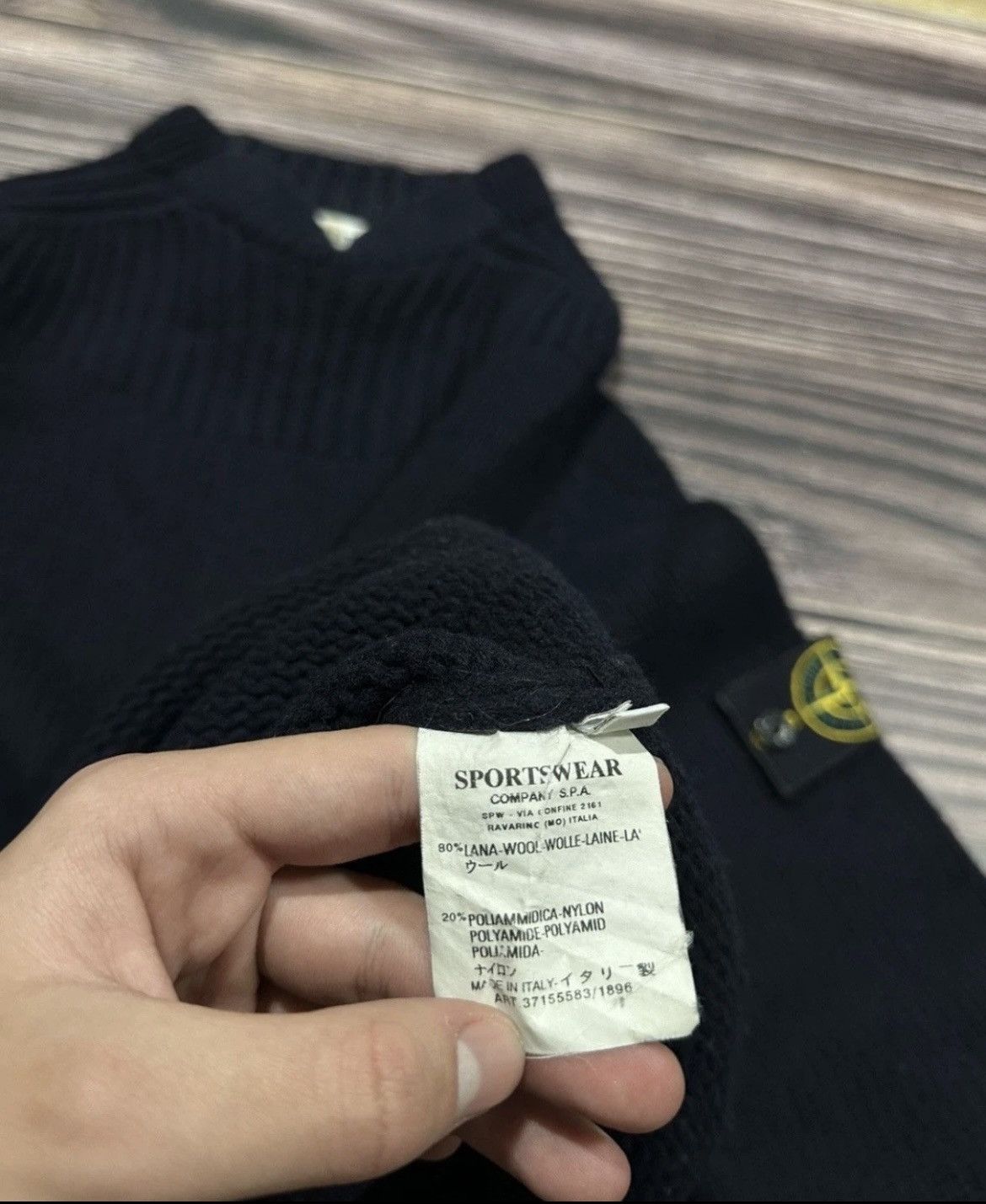 Stone Island Vintage Knitwear Stone Island MADE IN ITALY MI Size US M / EU 48-50 / 2 - 12 Thumbnail