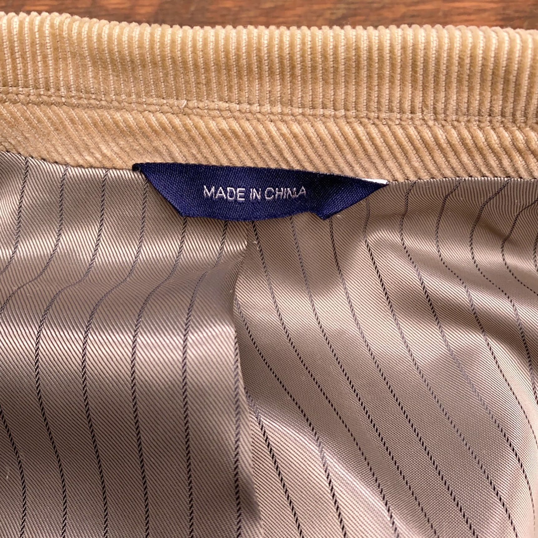 Dockers DOCKERS Sport Coat Blazer Corduroy Long 42 Brown Regular Men Size 42R - 4 Thumbnail