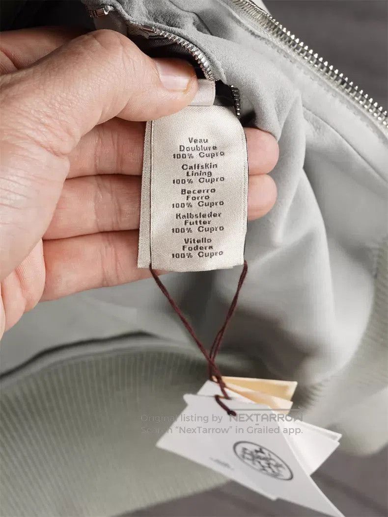 Hermes Hermes Men's Mesh Leather Jacket Size US M / EU 48-50 / 2 - 9 Thumbnail